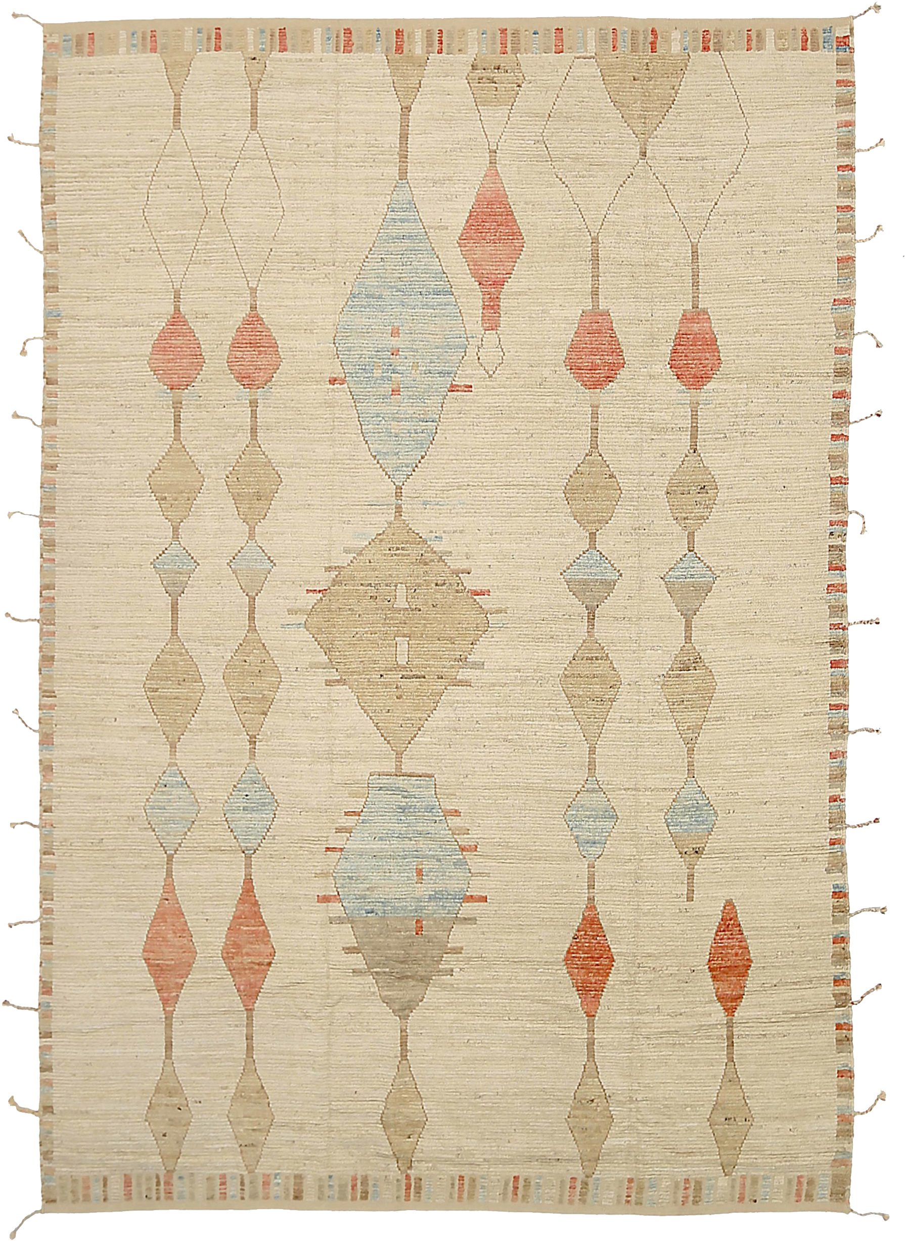 Thumbnail 10 for Afghanistan Moroccan Tribal Rug 92225