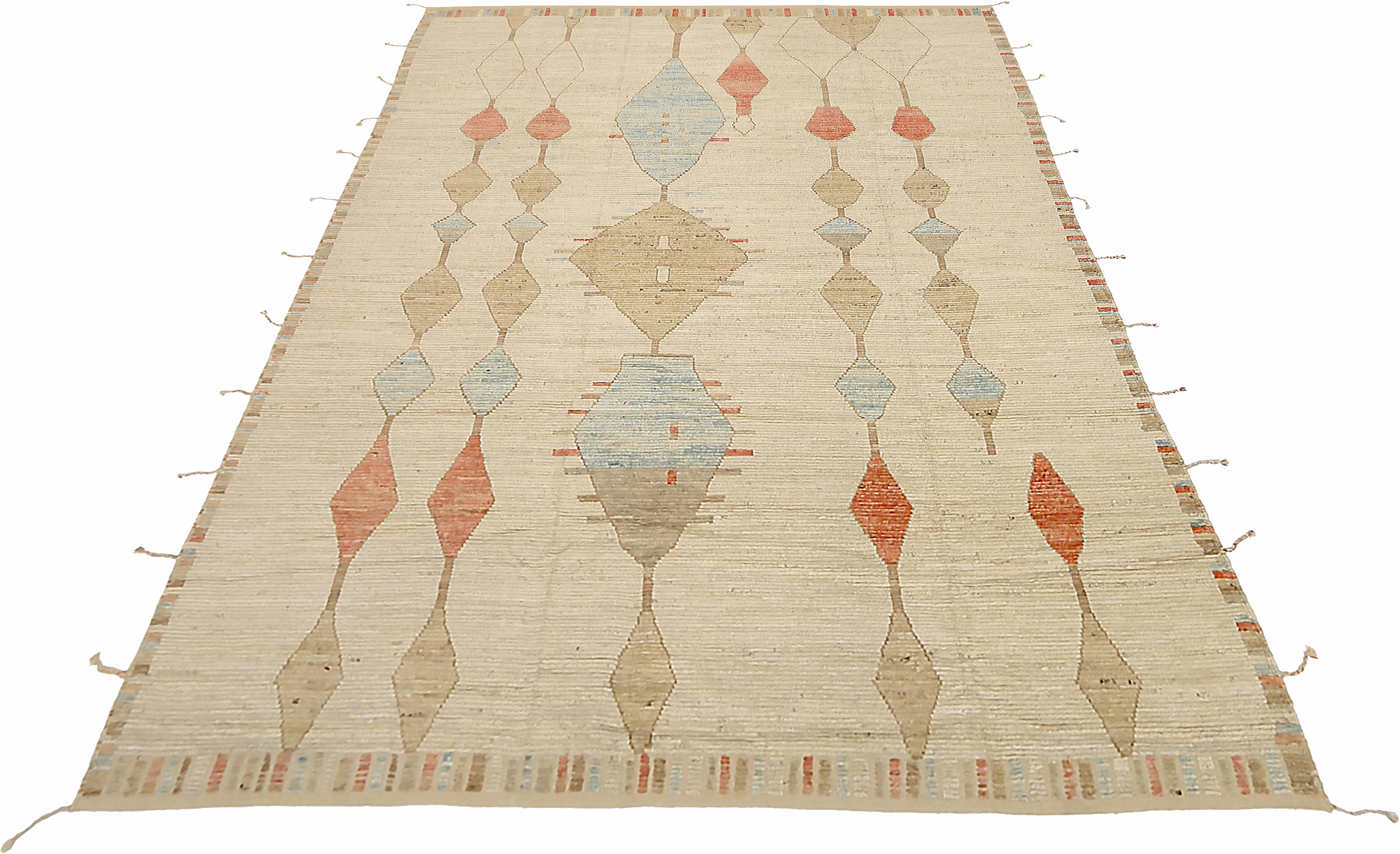 Thumbnail 3 for Afghanistan Moroccan Tribal Rug 92225