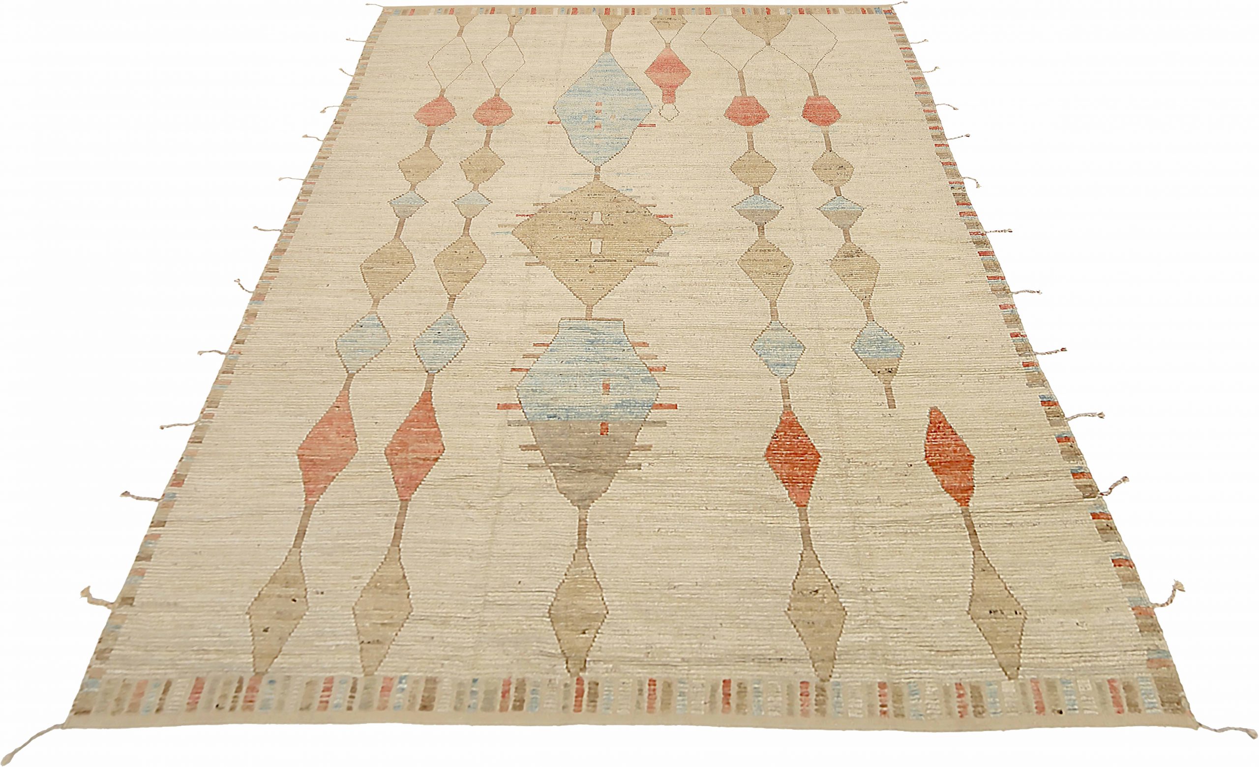 Thumbnail 14 for Afghanistan Moroccan Tribal Rug 92225