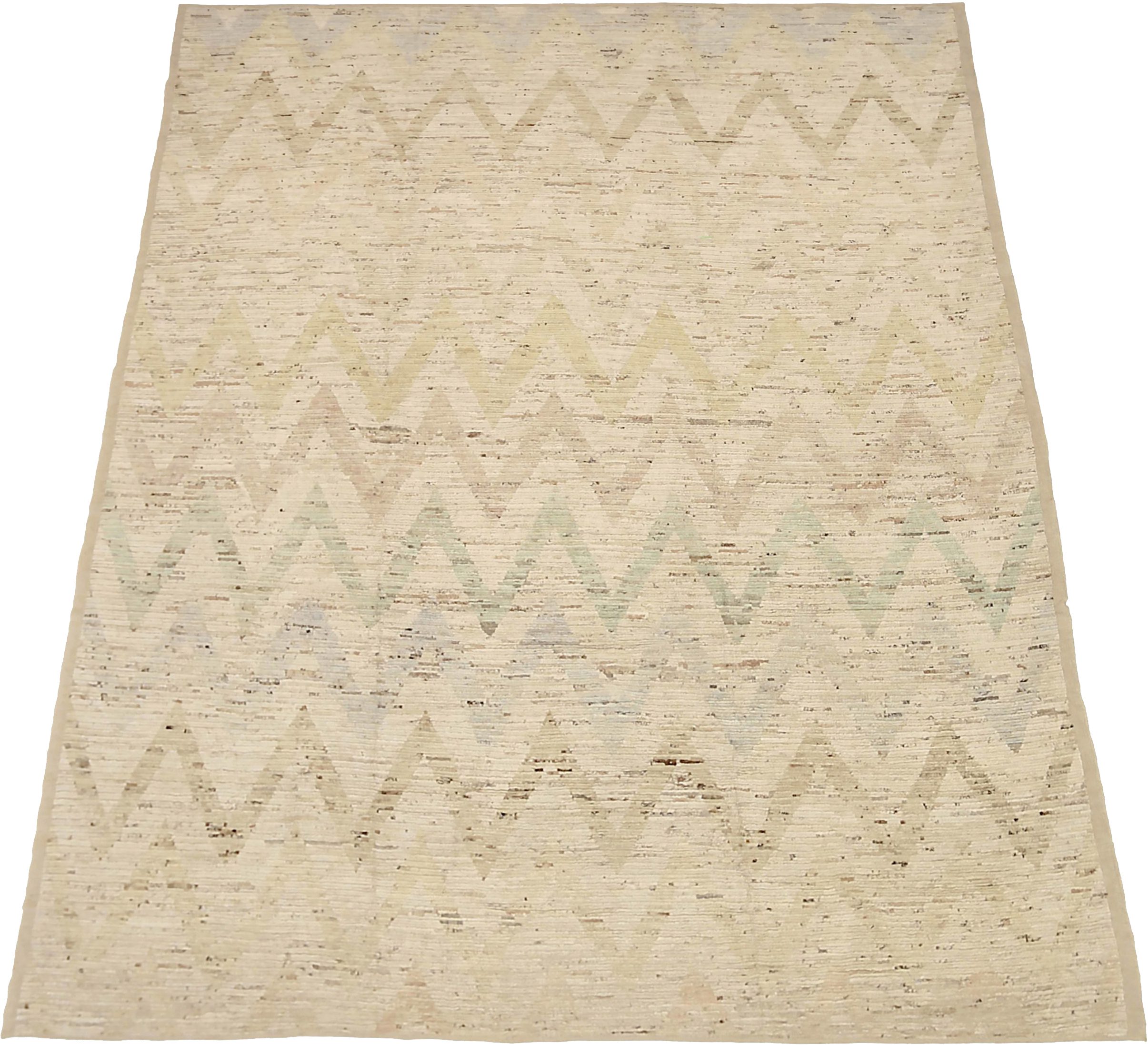 Thumbnail 7 for Afghanistan Moroccan Tribal Rug 92216