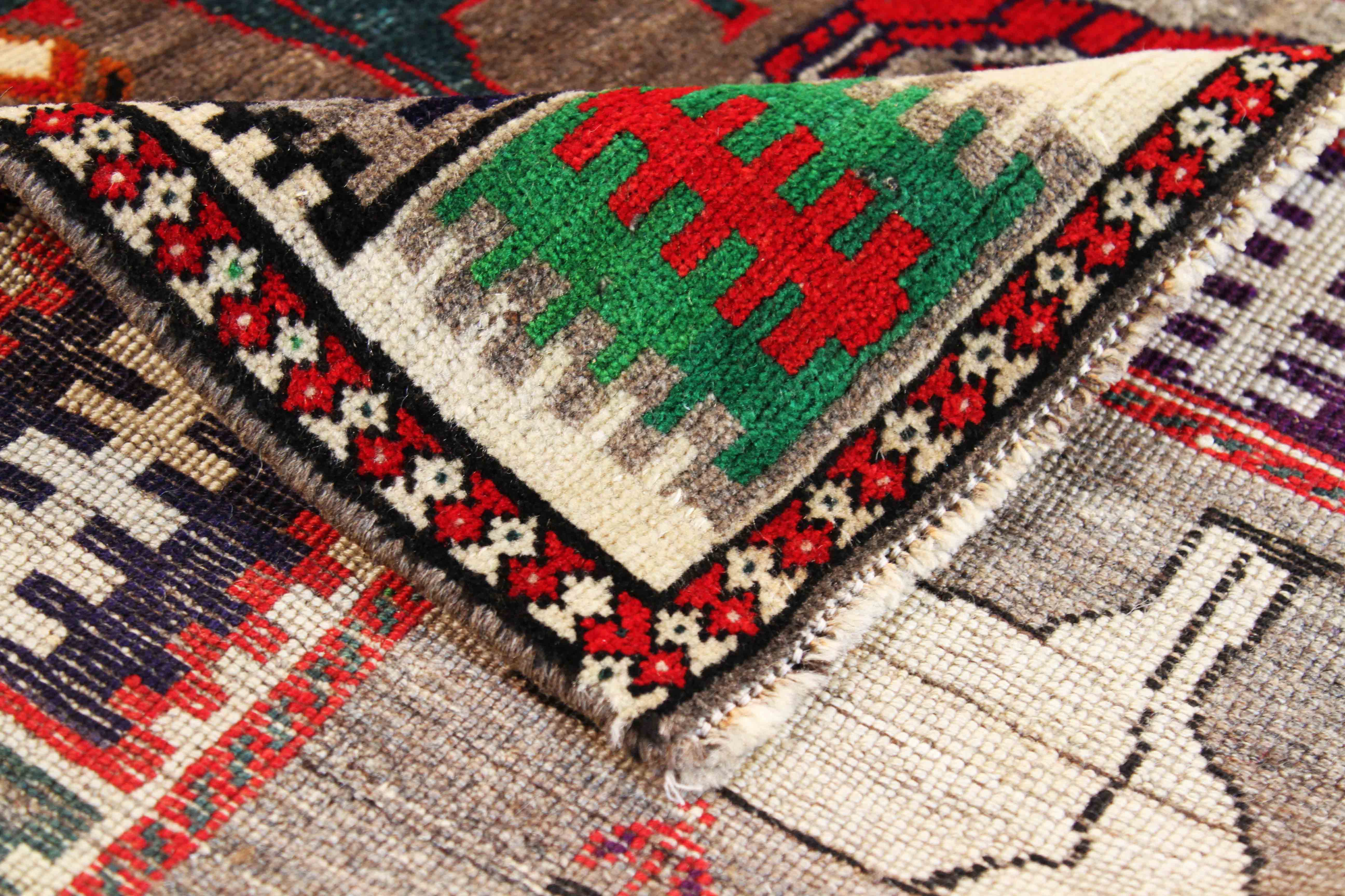 Thumbnail 5 for Antique Persian Gabbeh Traditional Rug 69933