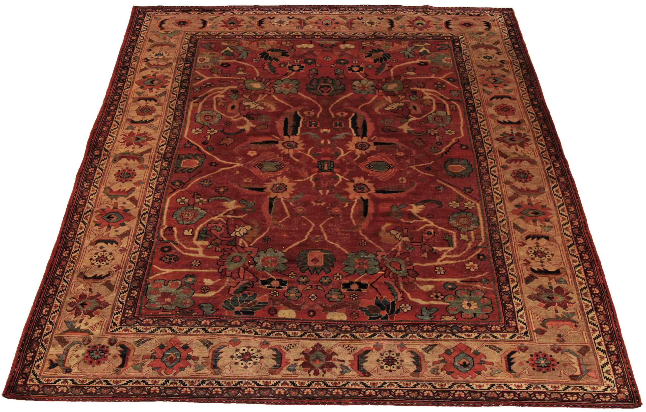 Thumbnail 5 for Antique Persian Sultanabad Traditional Rug 69938
