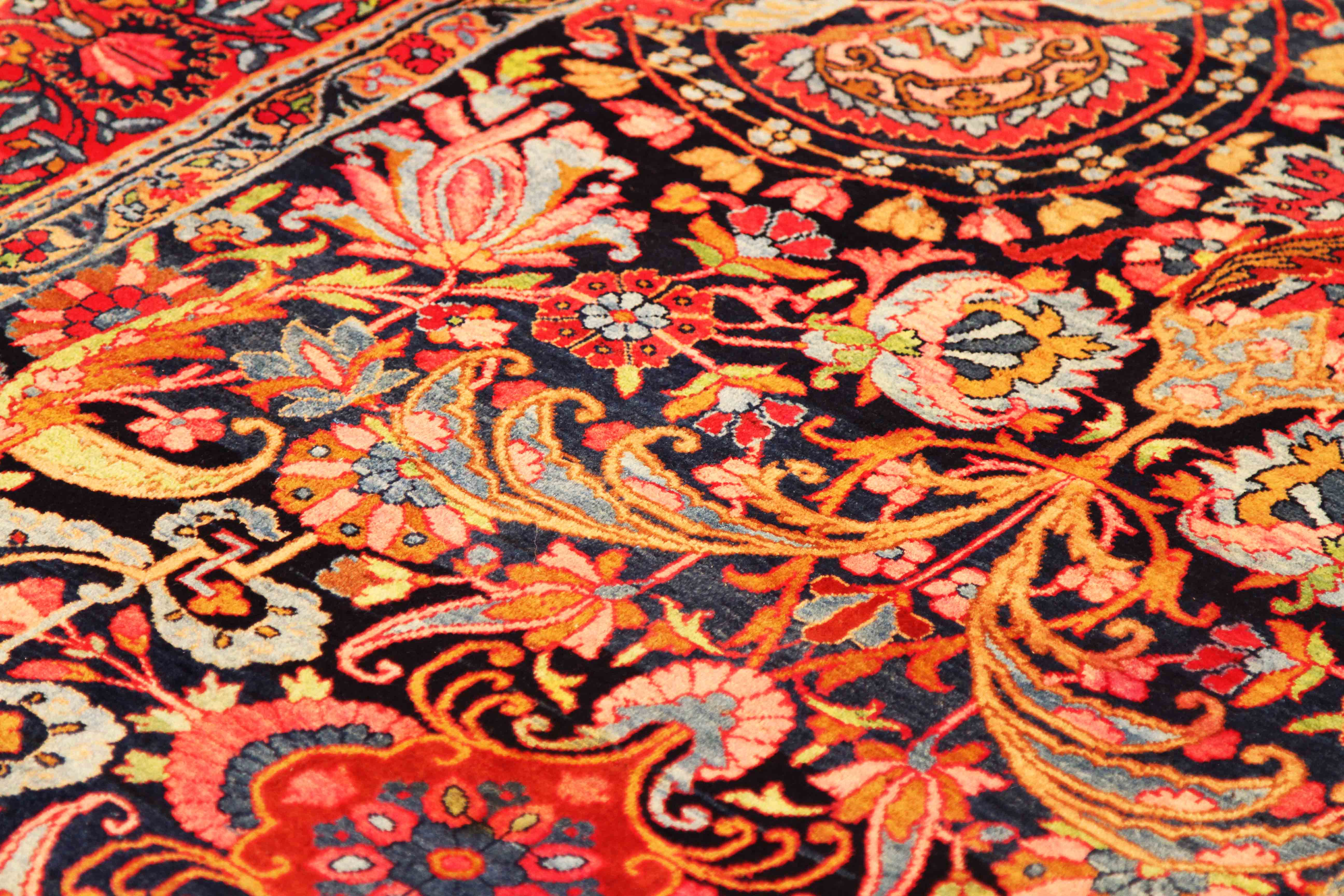 Thumbnail 9 for Antique Persian Yazd Traditional Rug 69924