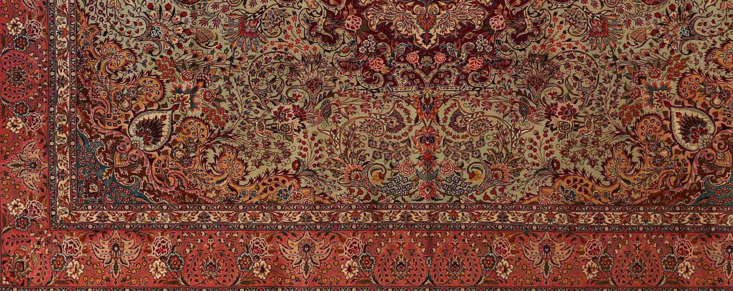 Thumbnail 4 for Antique Persian Tabriz Traditional Rug 69926