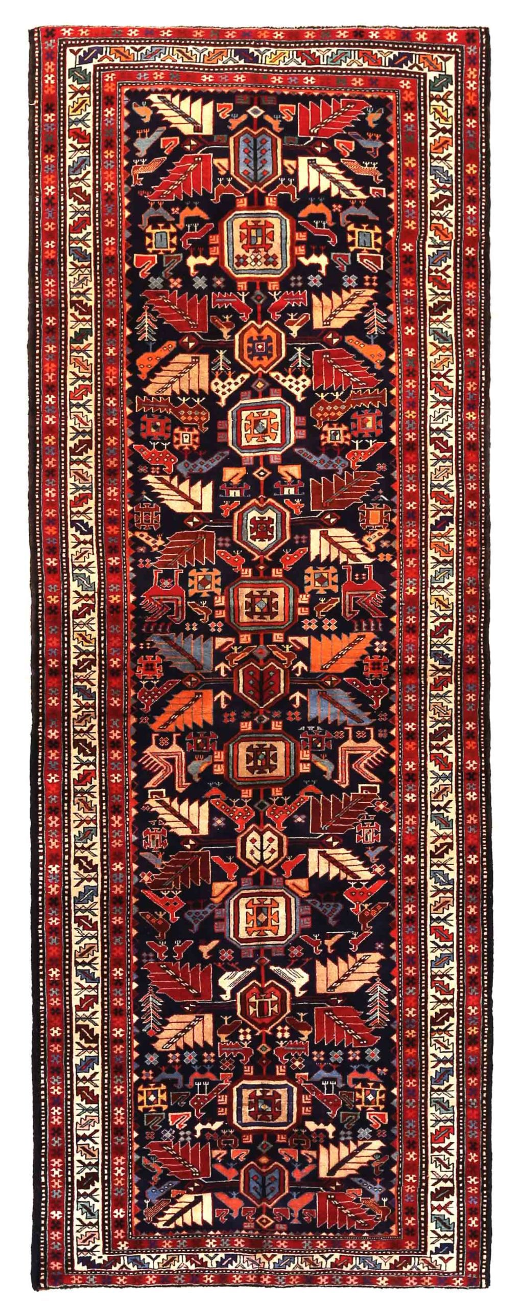 Thumbnail 5 for Antique Persian Ardebil Traditional Rug 69928