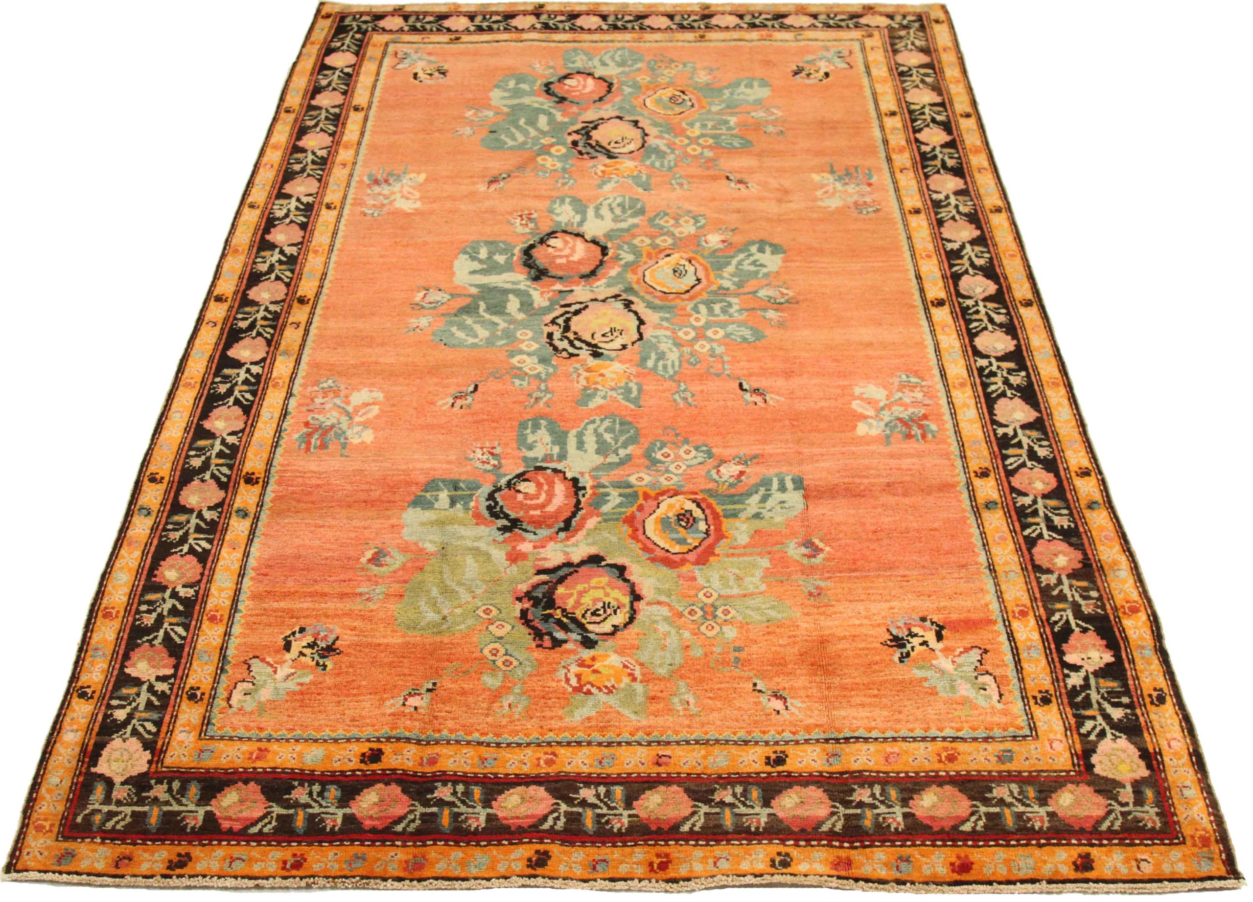 Thumbnail 3 for Antique Persian Karabagh Traditional Rug 75724