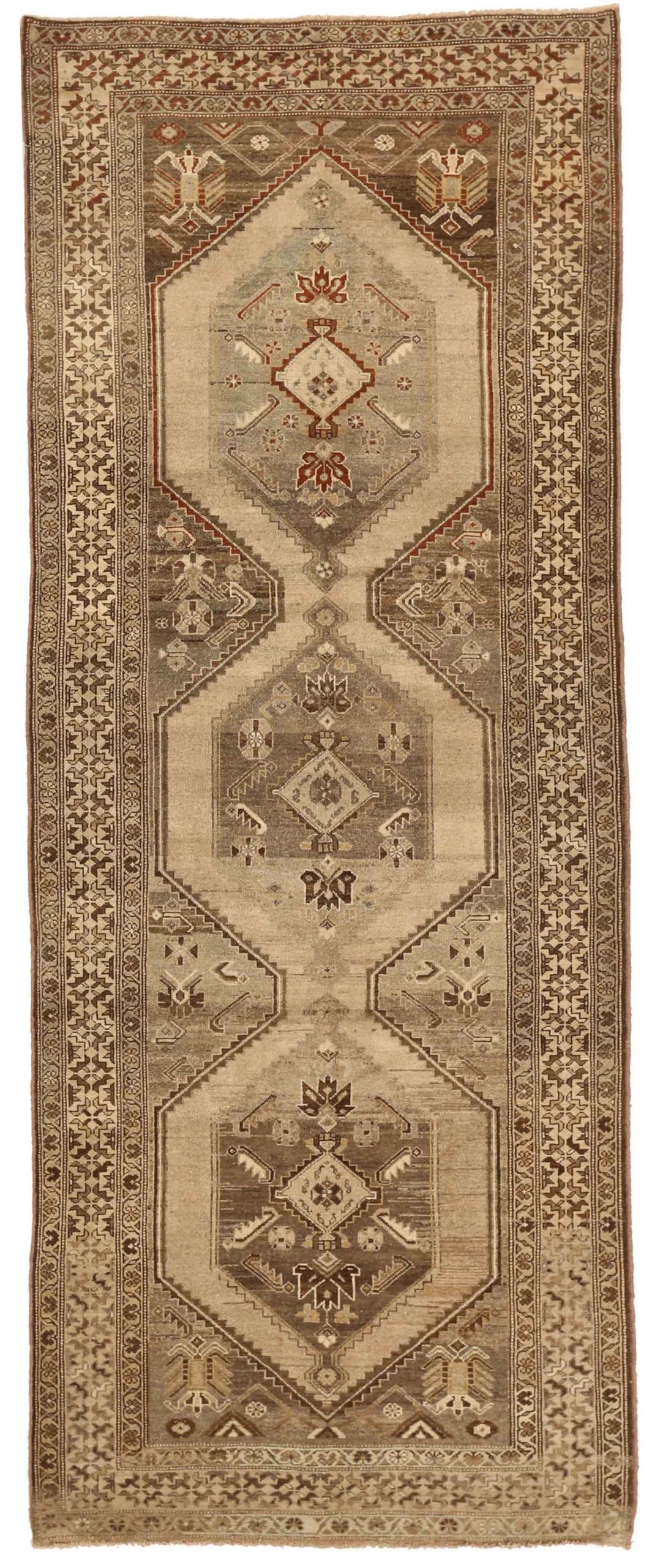 Thumbnail 4 for Antique Persian Kolyai Traditional Rug 75765
