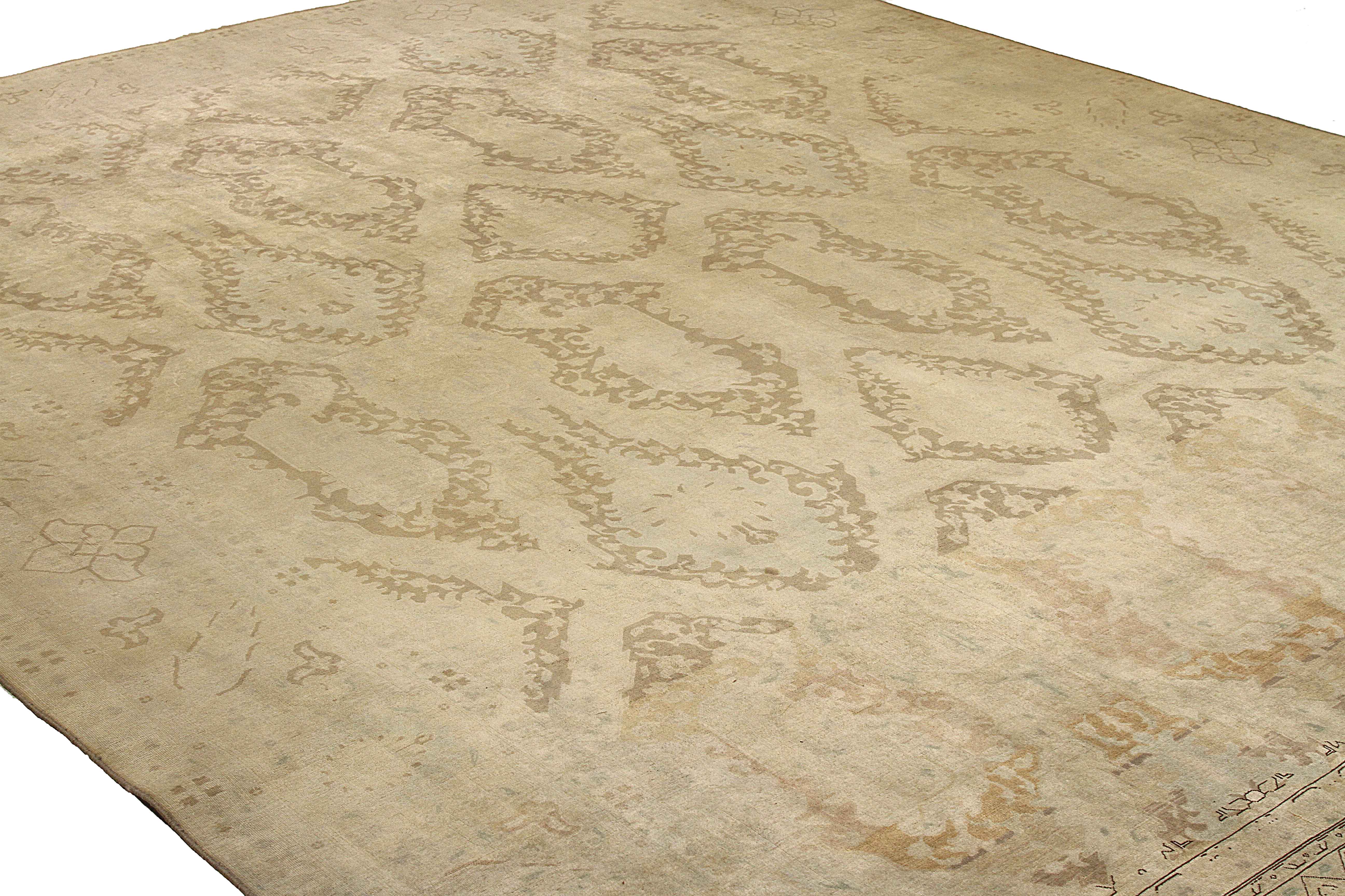 Thumbnail 2 for Antique Persian Tabriz Transitional Rug 52009