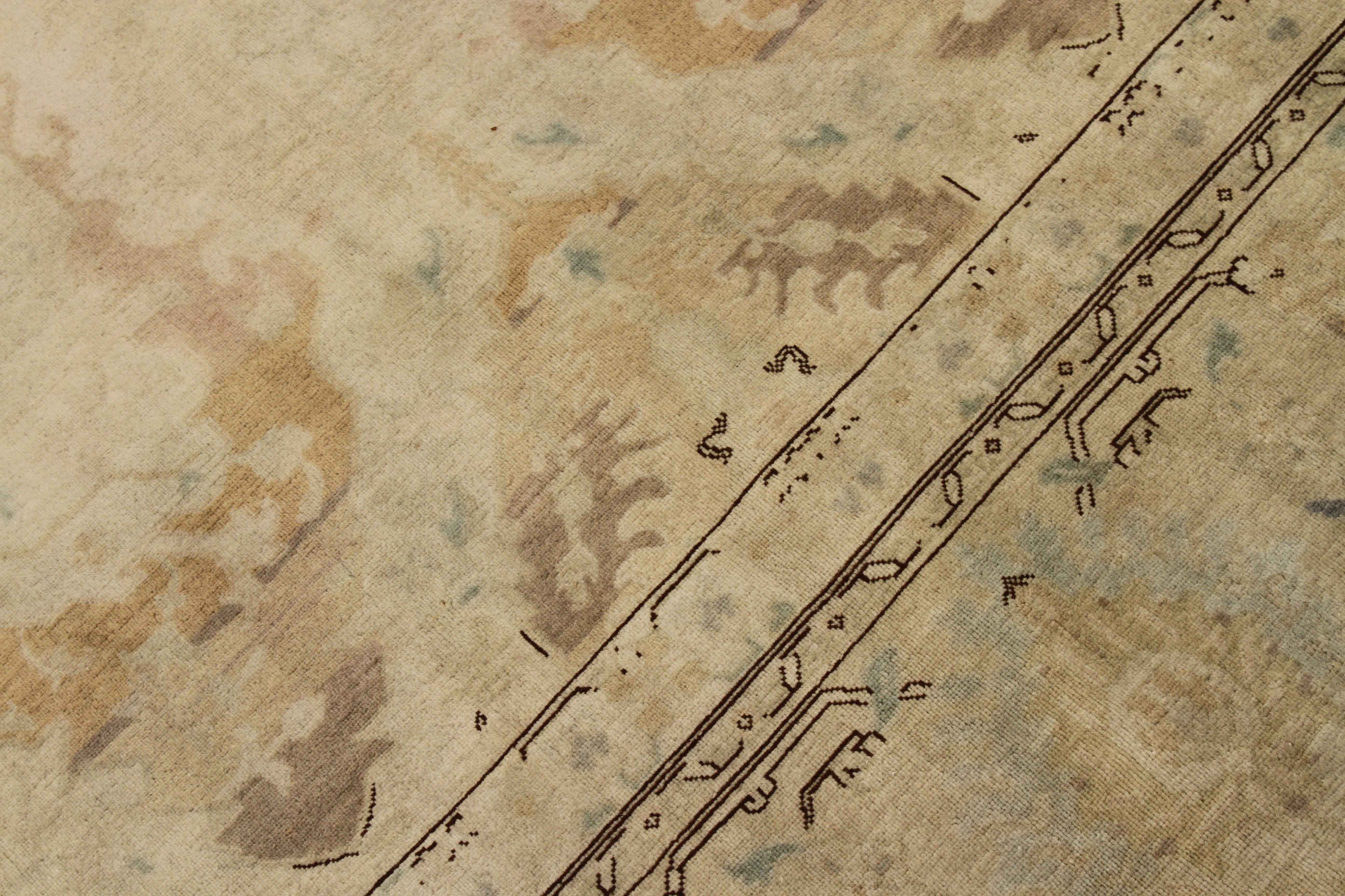 Thumbnail 3 for Antique Persian Tabriz Transitional Rug 52009