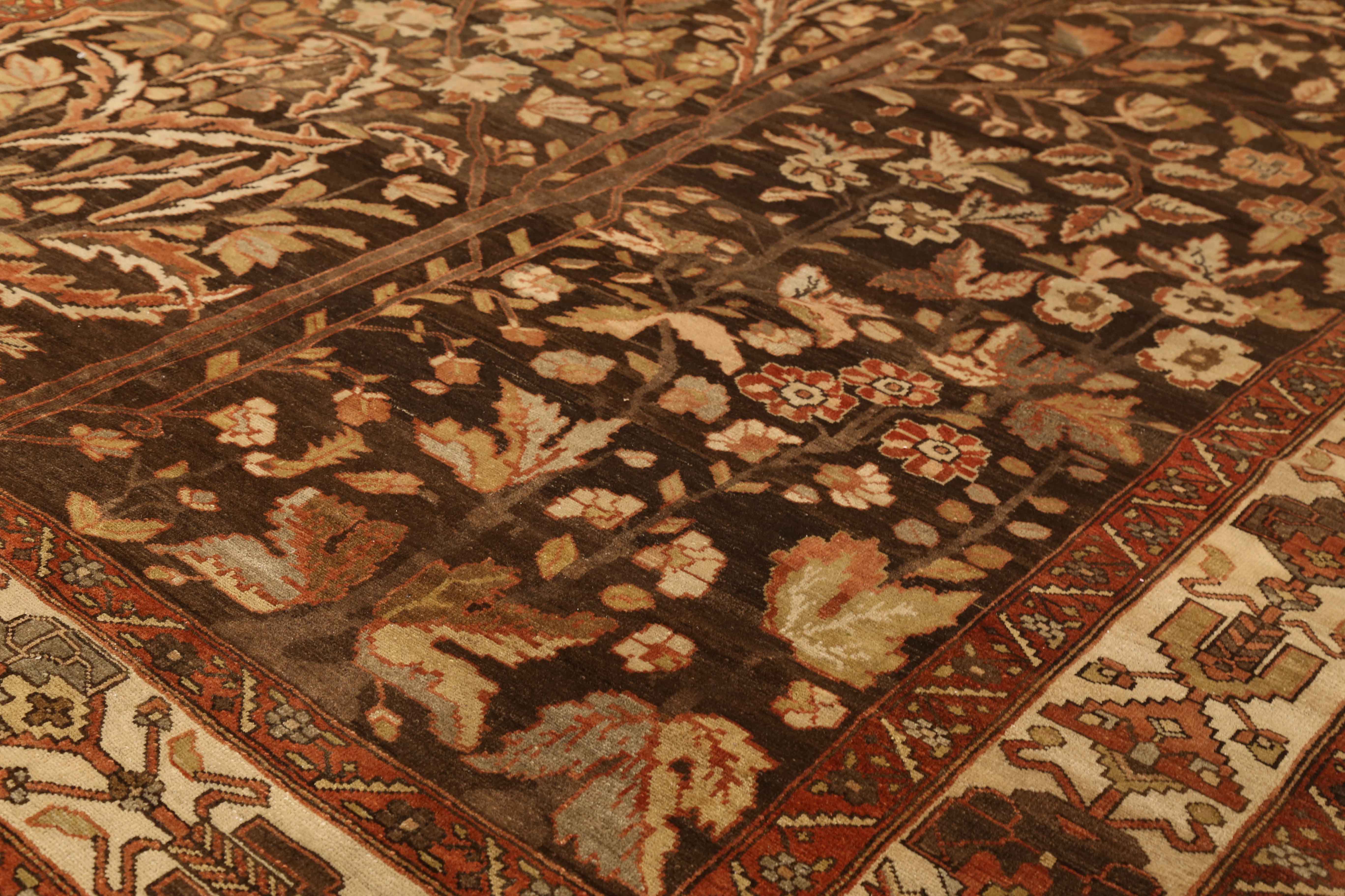 Thumbnail 13 for Antique Persian Bakhtiar Transitional Rug 51998