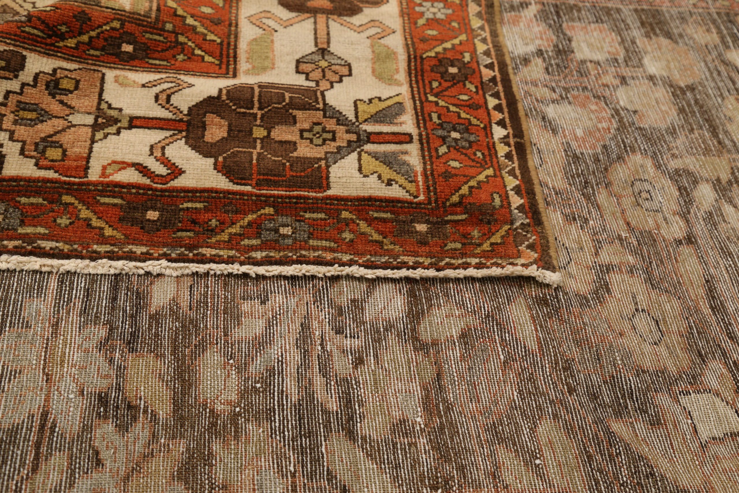 Thumbnail 8 for Antique Persian Bakhtiar Transitional Rug 51998