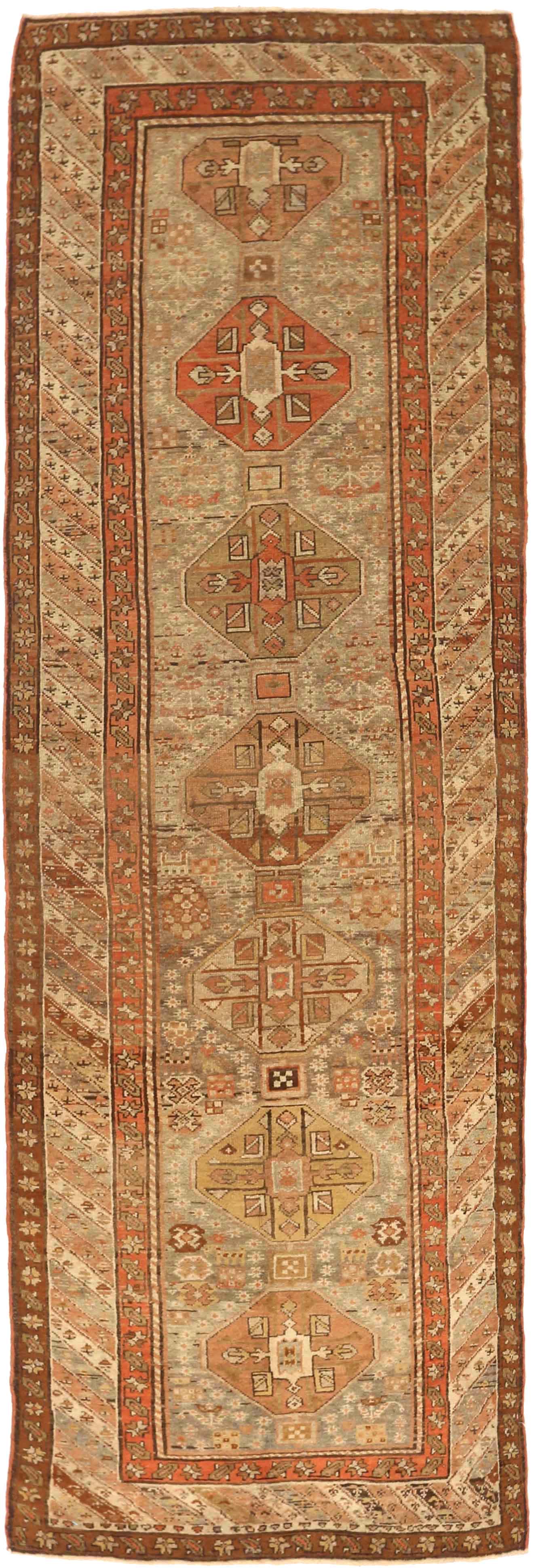 Thumbnail 8 for Antique Persian Azarbaijan Transitional Rug 75759