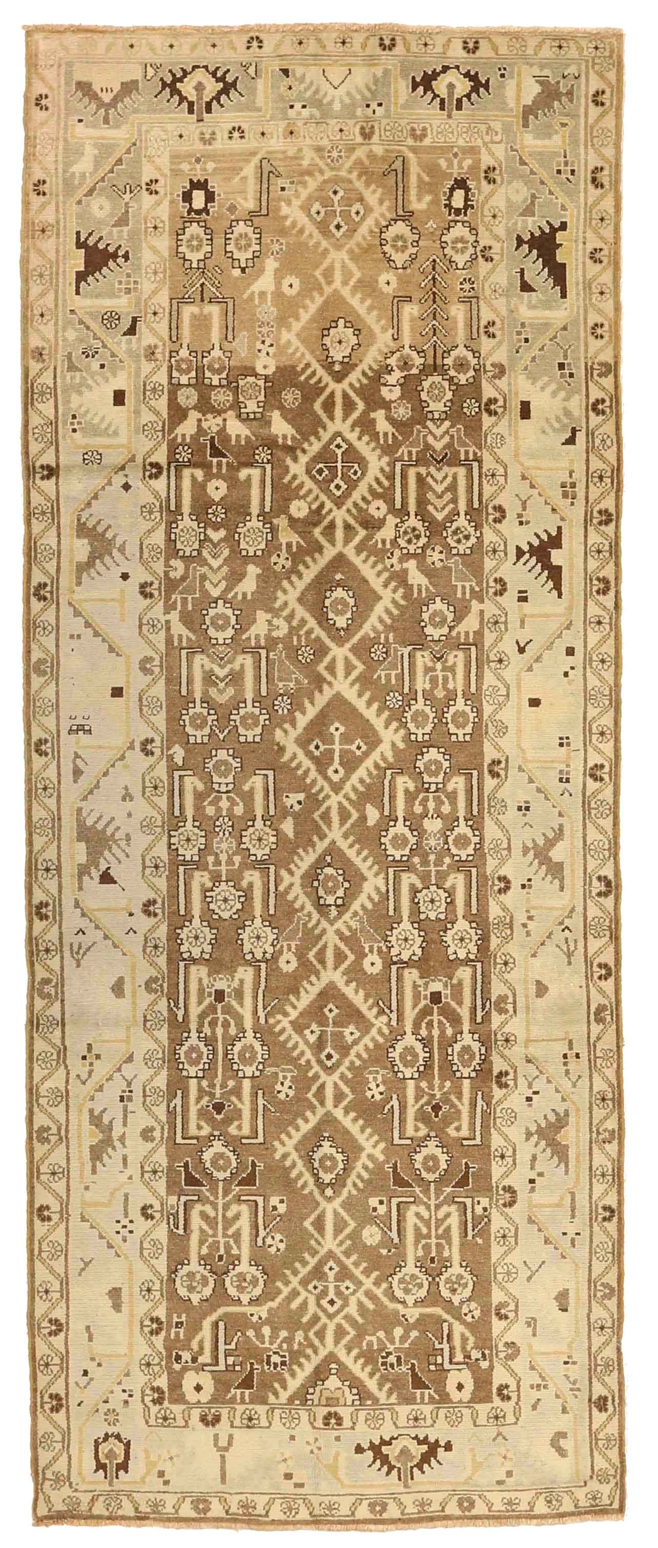 Thumbnail 9 for Antique Persian Malayer Transitional Rug 75795
