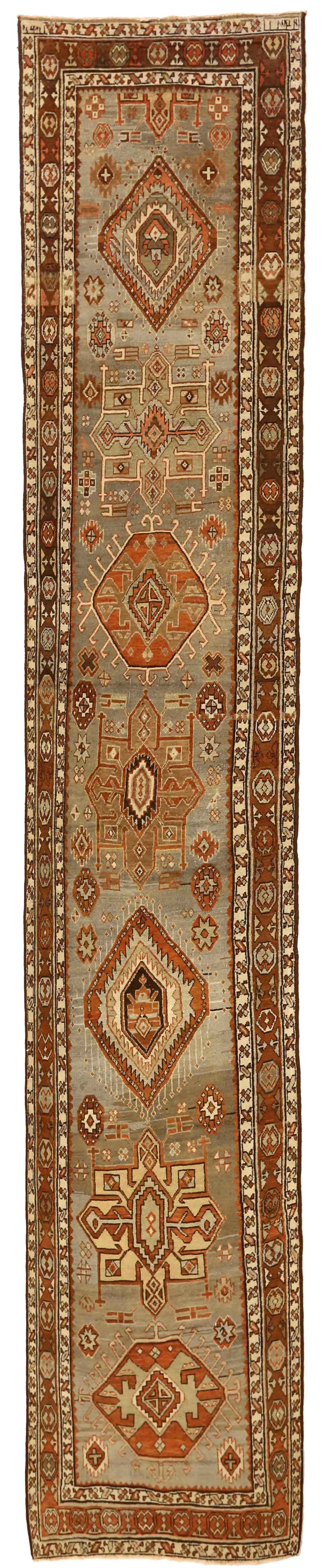 Thumbnail 4 for Antique Persian Heriz Traditional Rug 75799