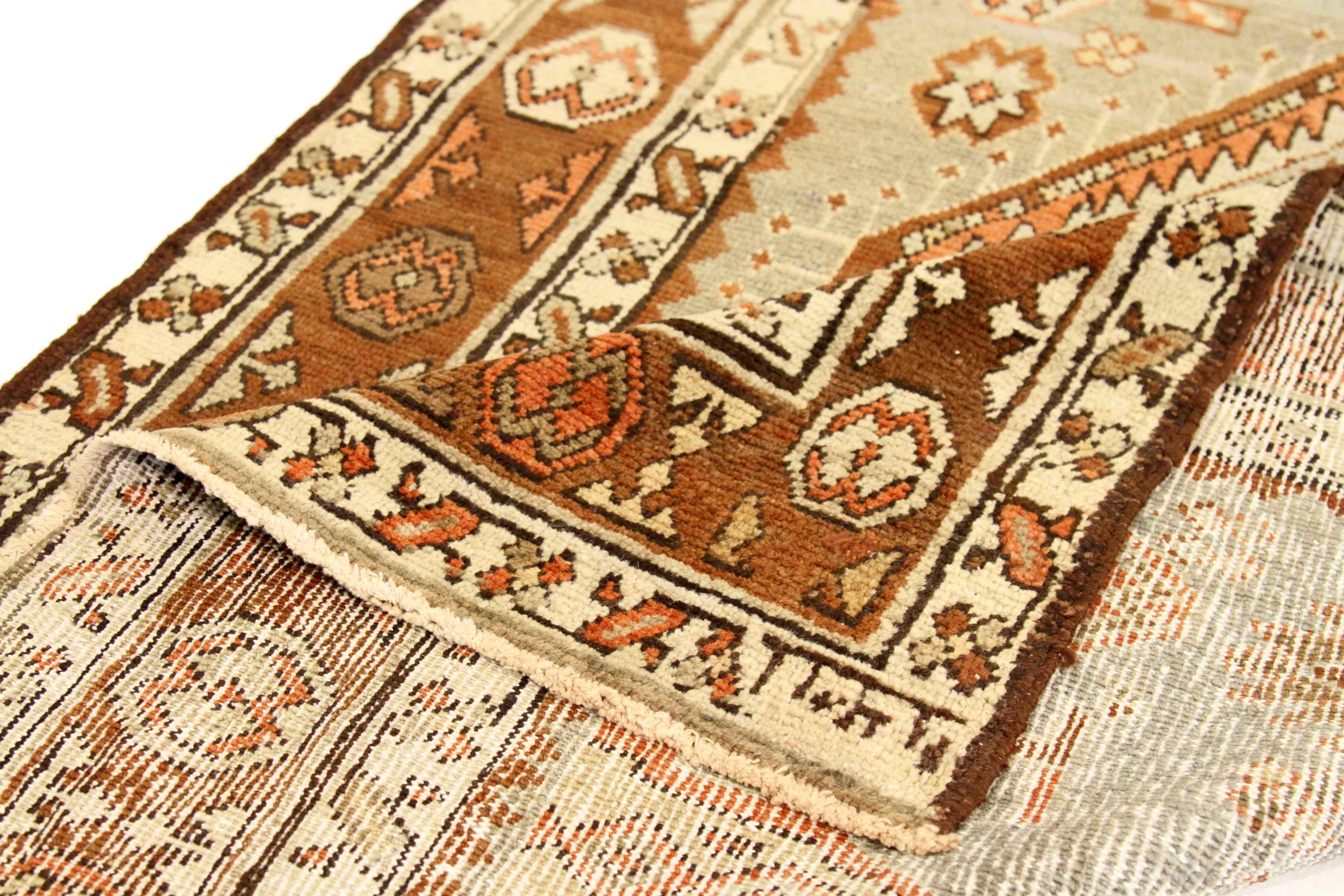 Thumbnail 2 for Antique Persian Heriz Traditional Rug 75799