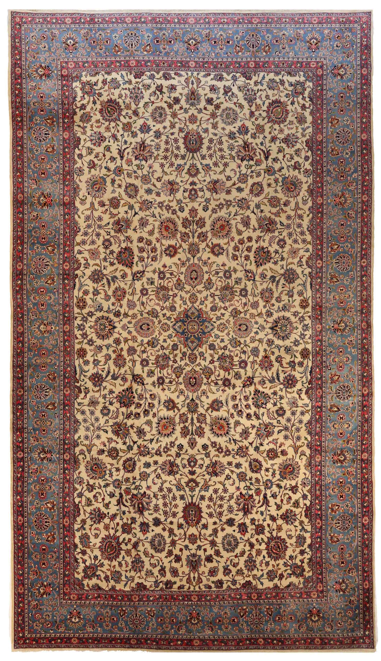 Thumbnail 2 for Antique Persian Kerman Traditional Rug 70040