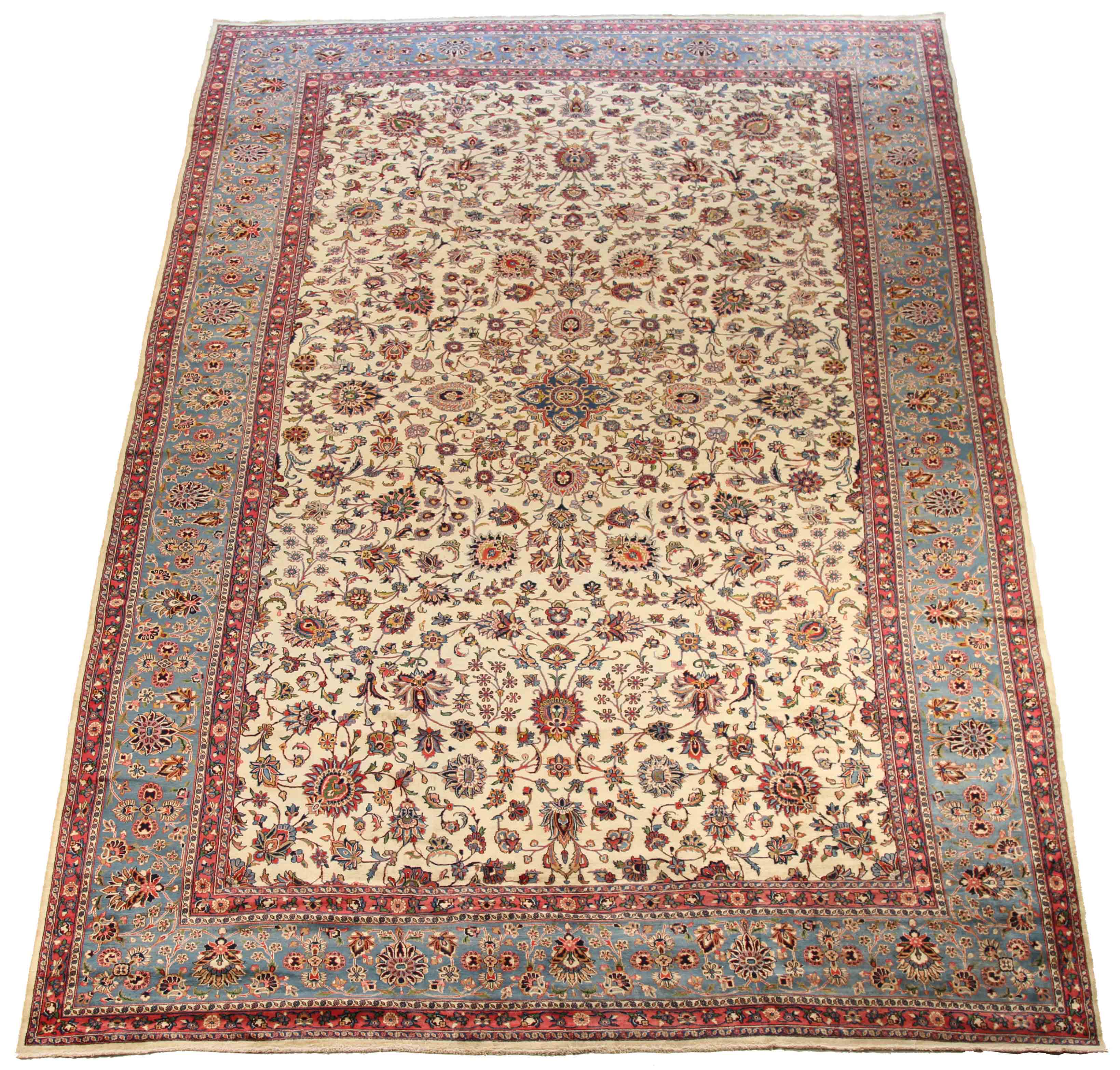 Thumbnail 5 for Antique Persian Kerman Traditional Rug 70040