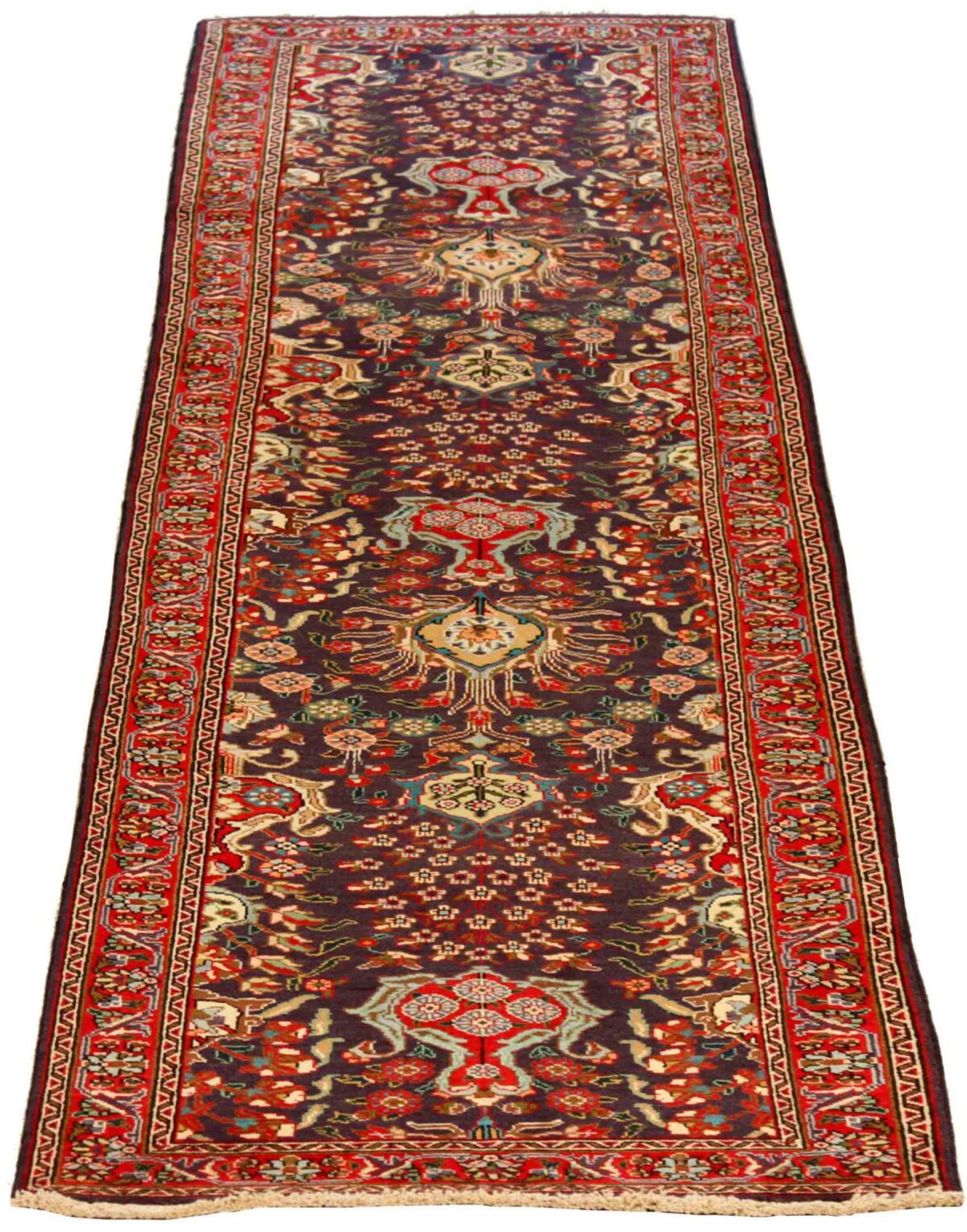 Thumbnail 8 for Antique Persian Tabriz Traditional Rug 70041