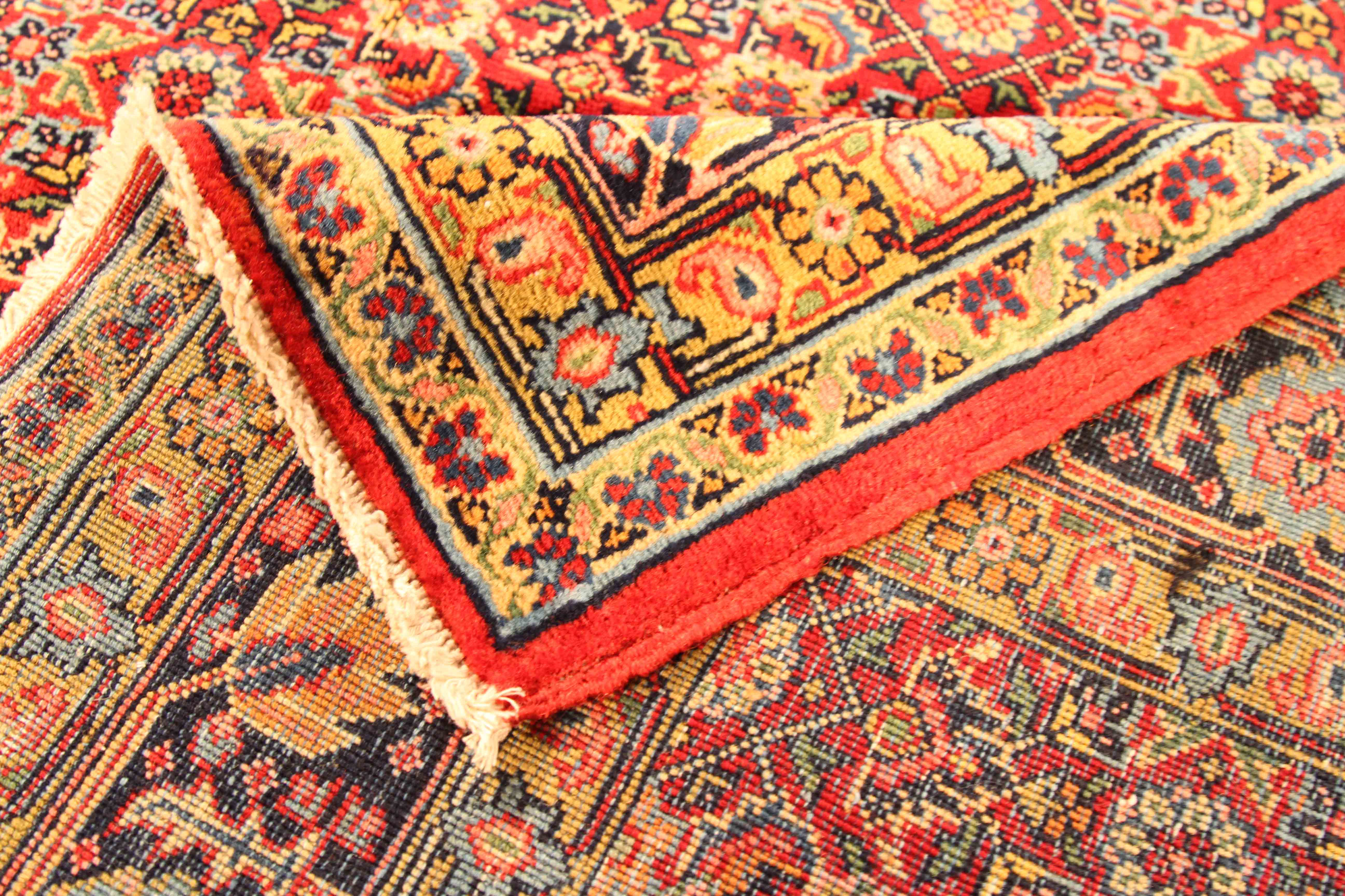 Thumbnail 4 for Antique Persian Tabriz Traditional Rug 70044