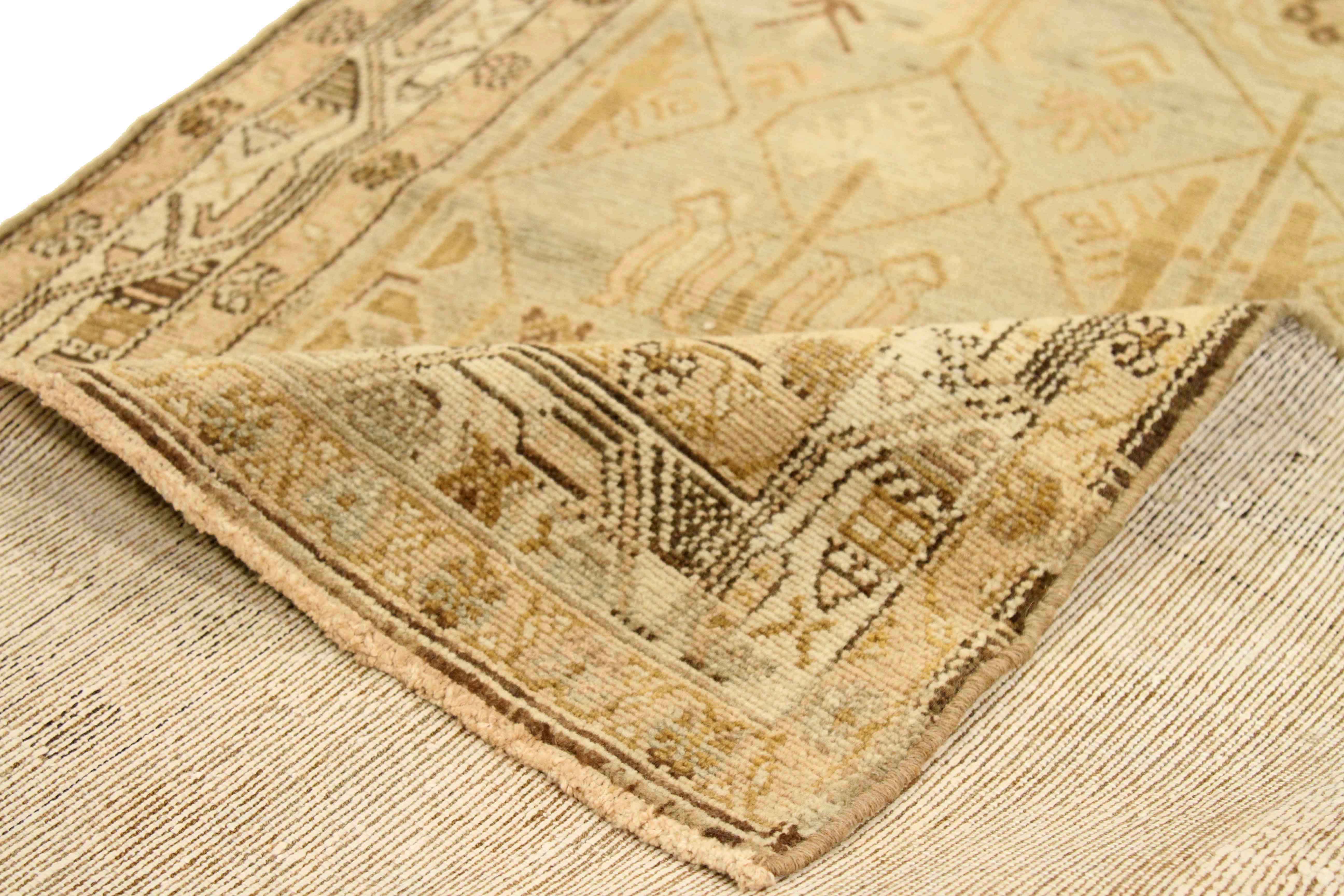 Thumbnail 2 for Antique Persian Malayer Traditional Rug 75818