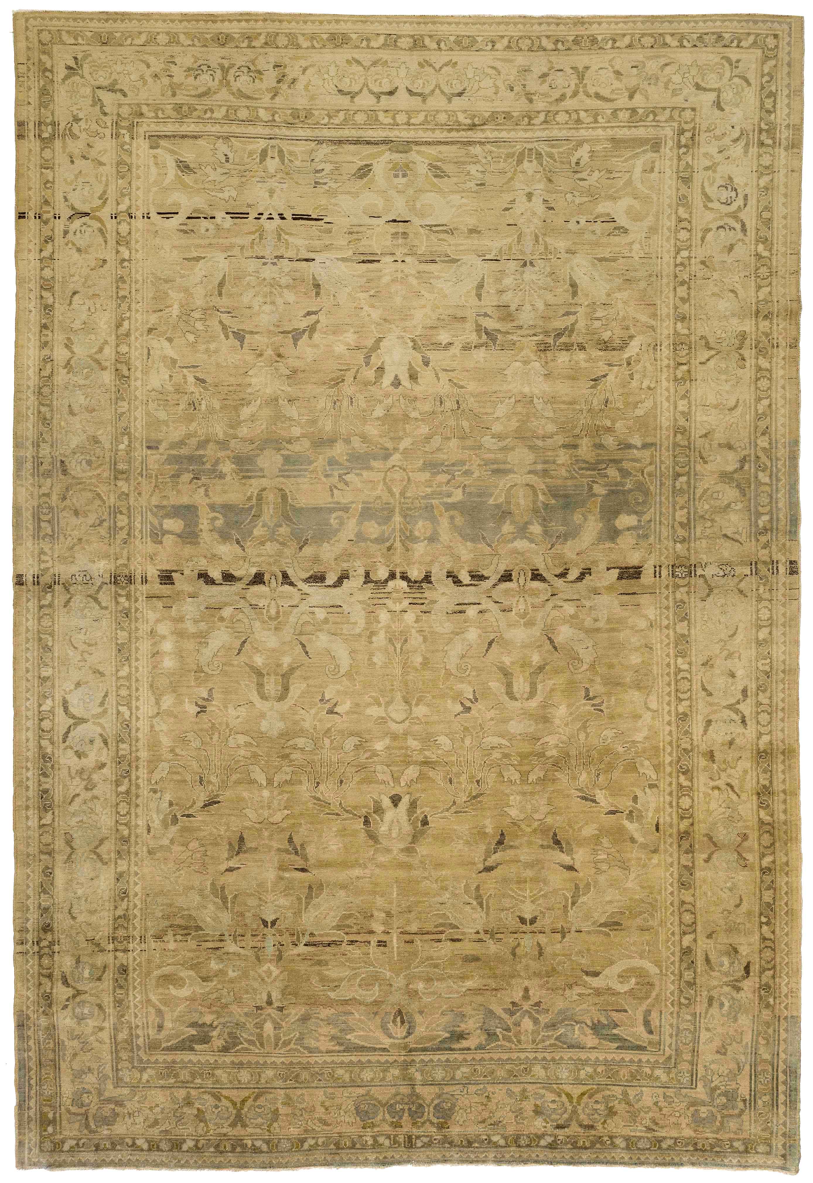 Thumbnail 2 for Antique Persian Bakhtiar Transitional Rug 52032