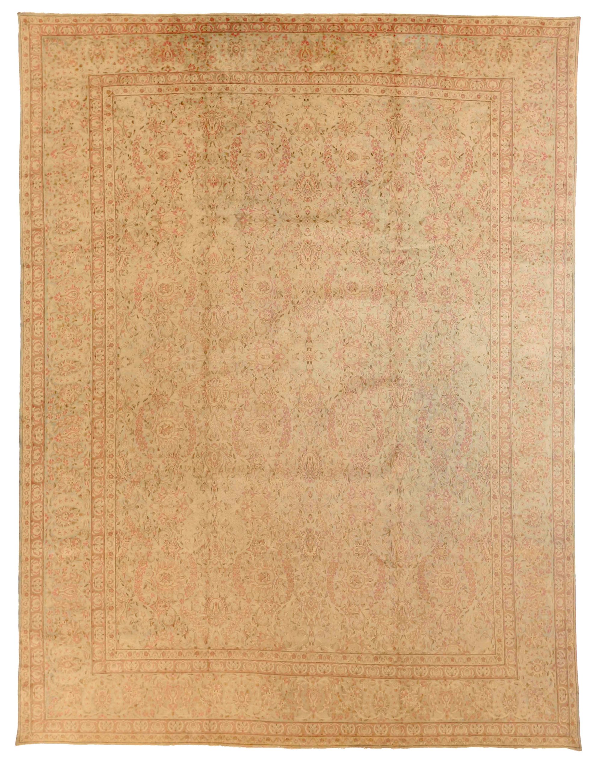 Thumbnail 6 for Antique Persian Kerman Transitional Rug 52034