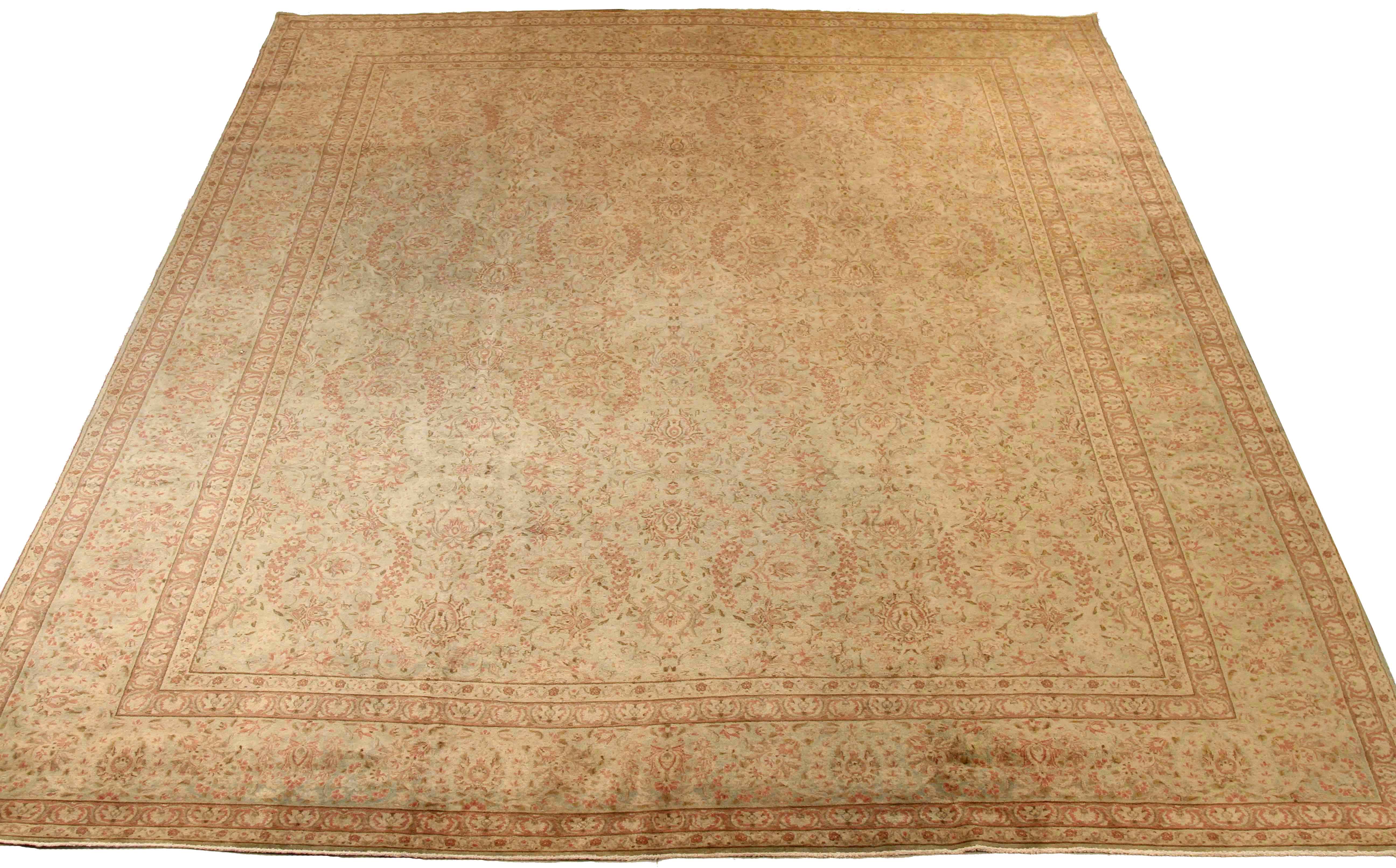 Thumbnail 4 for Antique Persian Kerman Transitional Rug 52034