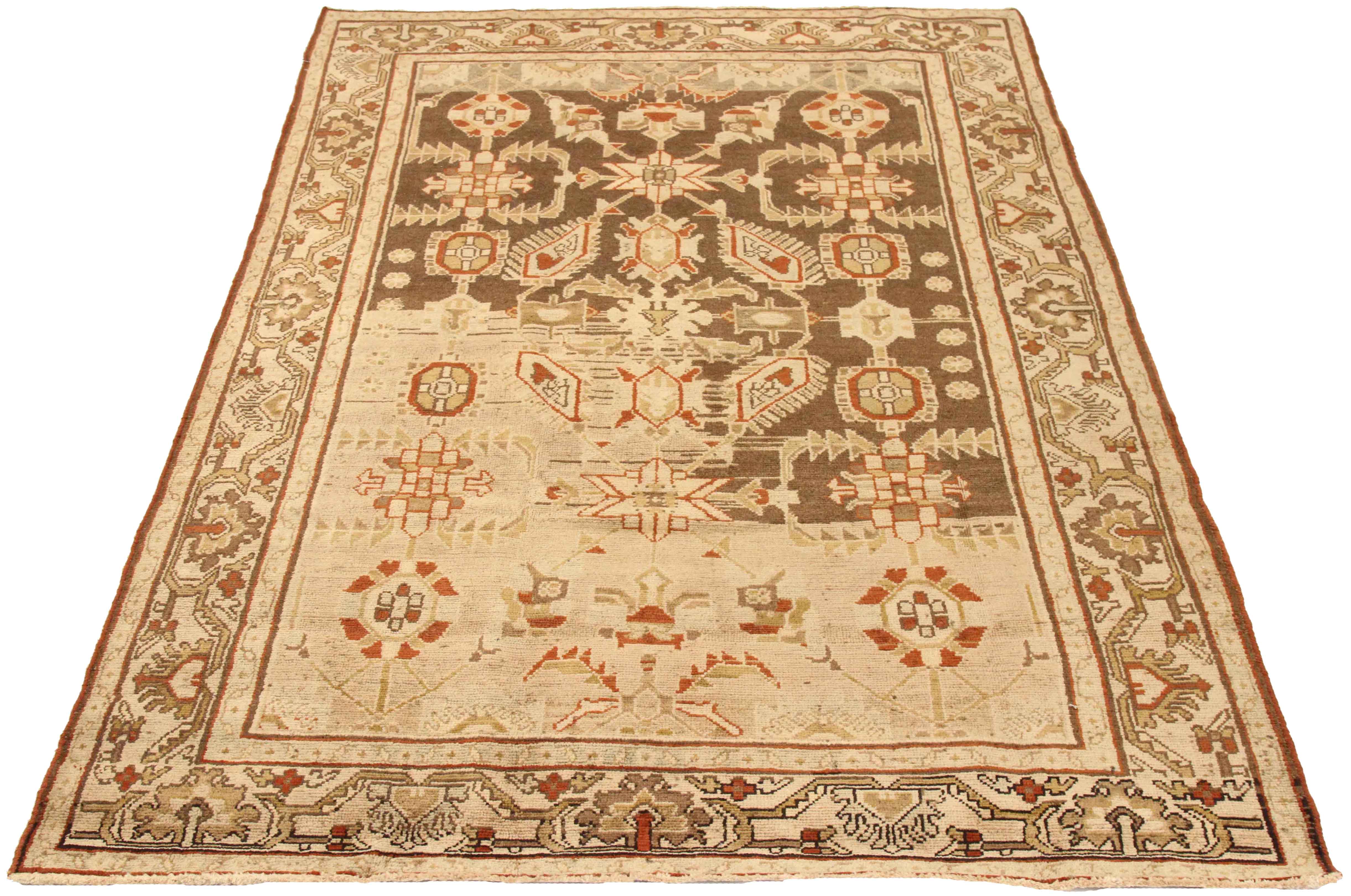 Thumbnail 4 for Antique Persian Malayer Transitional Rug 75806