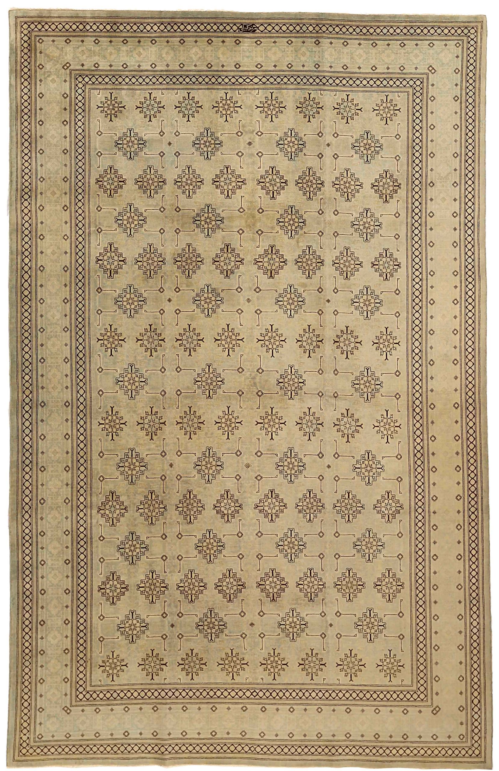 Thumbnail 3 for Antique Persian Tabriz Transitional Rug 52022