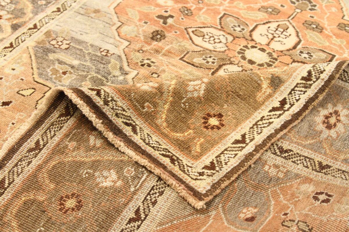 Thumbnail 10 for Antique Persian Heriz Transitional Rug 75841