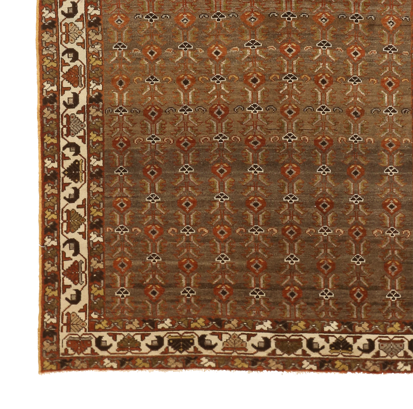Thumbnail 7 for Antique Persian Saveh Transitional Rug 52091