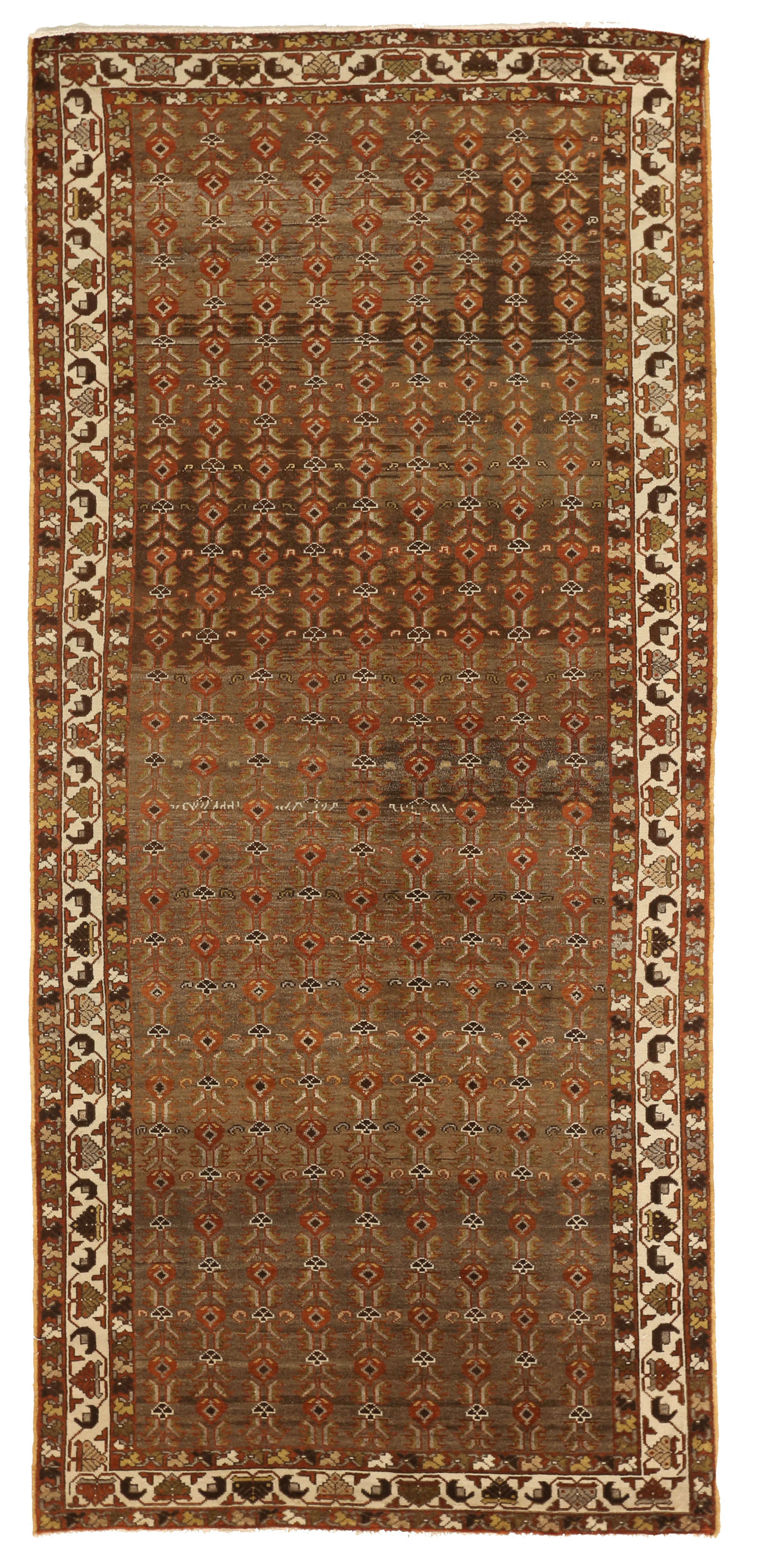 Thumbnail 2 for Antique Persian Saveh Transitional Rug 52091
