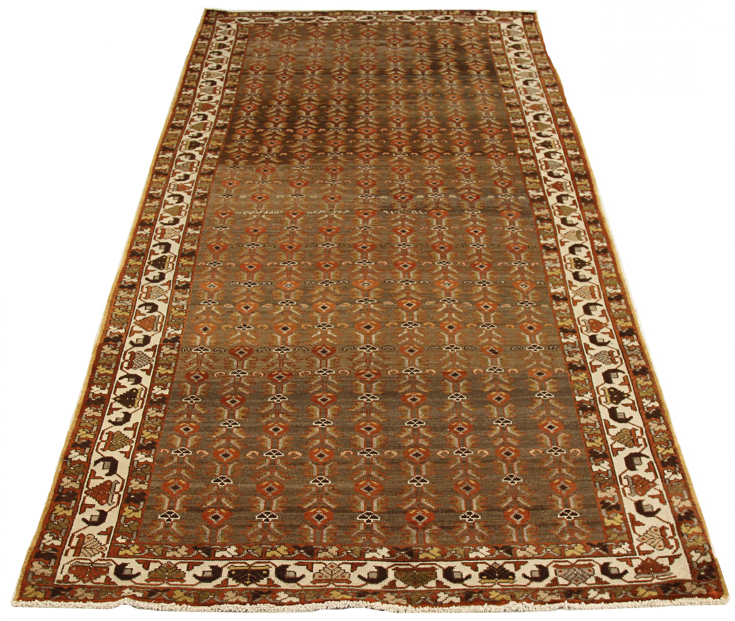 Thumbnail 11 for Antique Persian Saveh Transitional Rug 52091