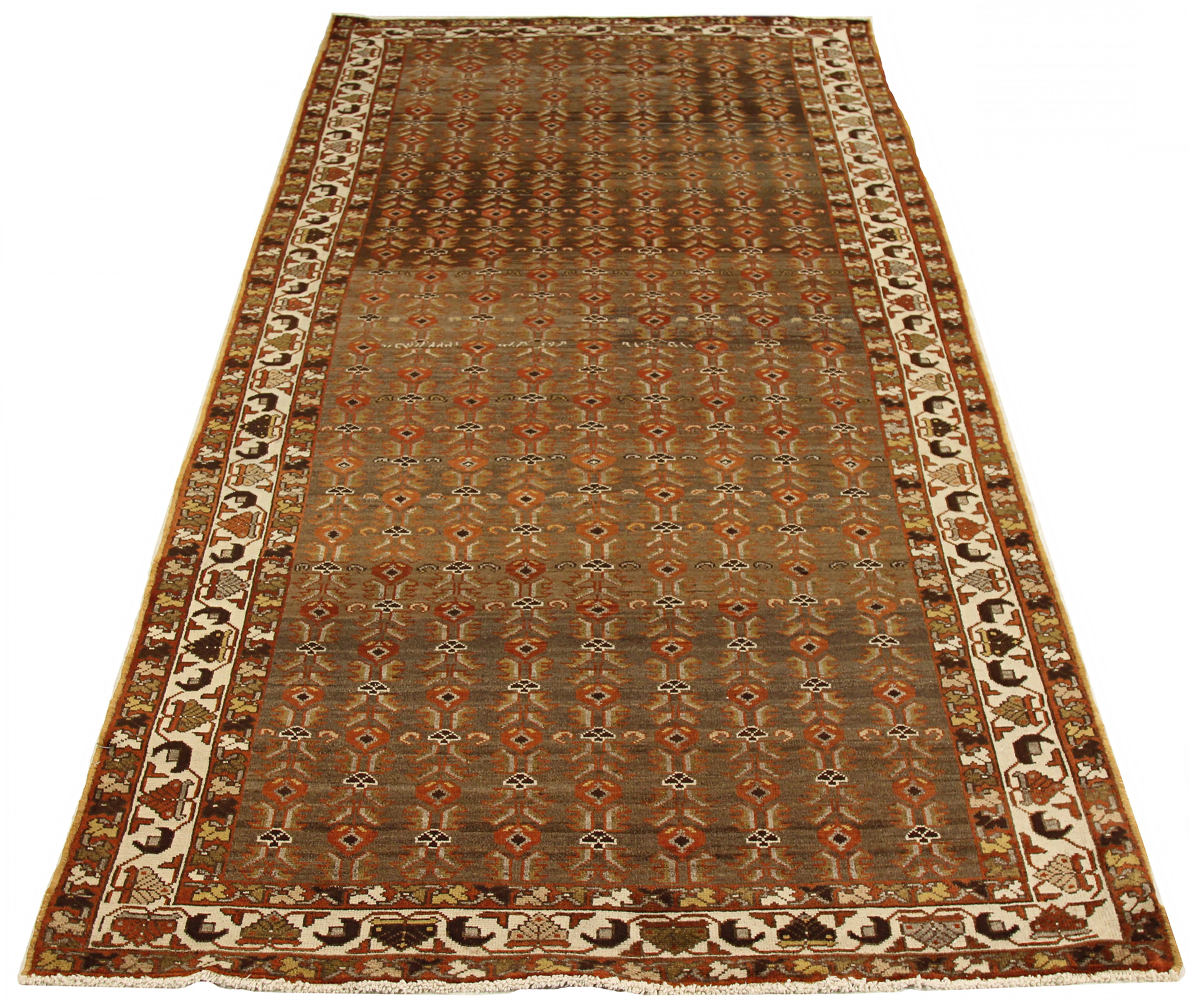 Thumbnail 5 for Antique Persian Saveh Transitional Rug 52091