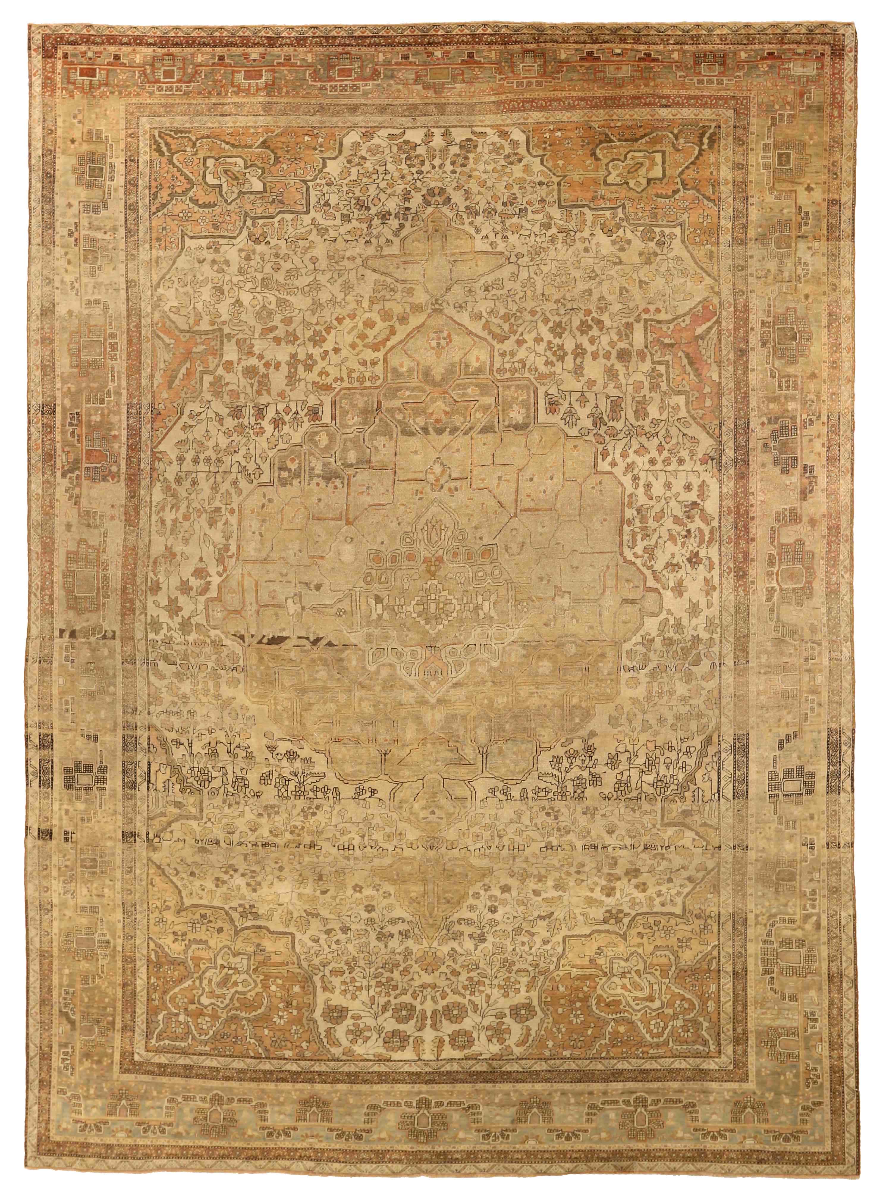 Thumbnail 8 for Antique Persian Farahan Traditional Rug 75848