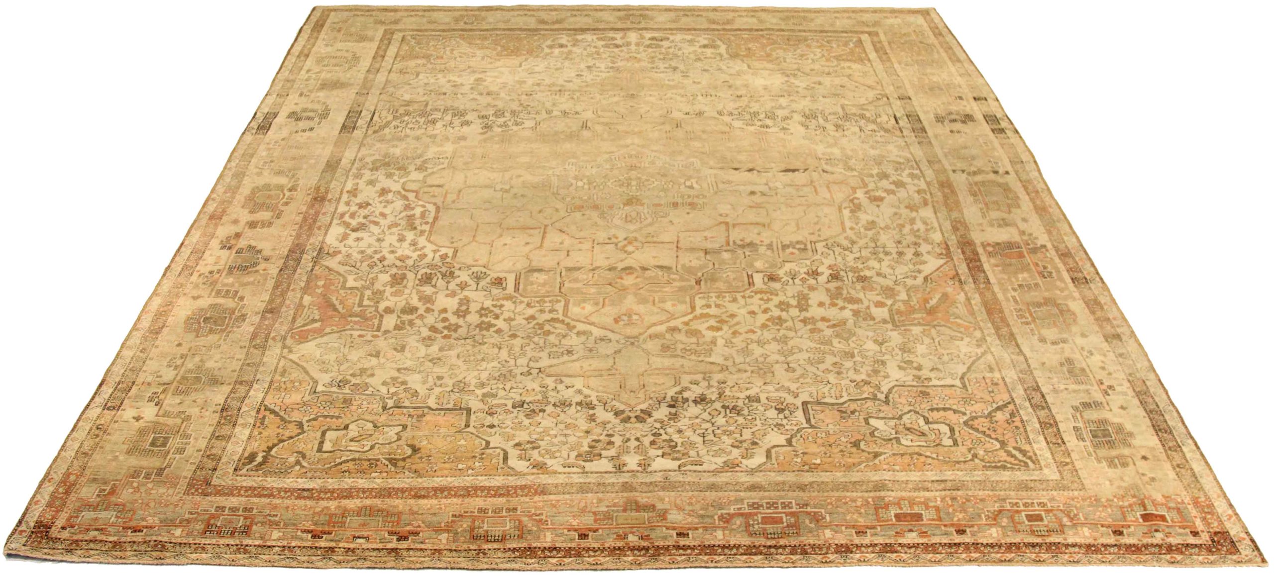 Thumbnail 13 for Antique Persian Farahan Traditional Rug 75848