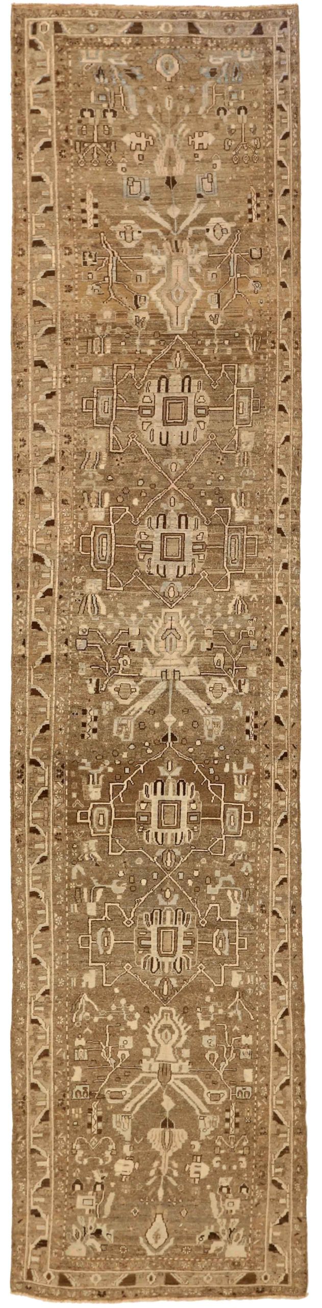 Thumbnail 10 for Antique Persian Kolyai Traditional Rug 75828
