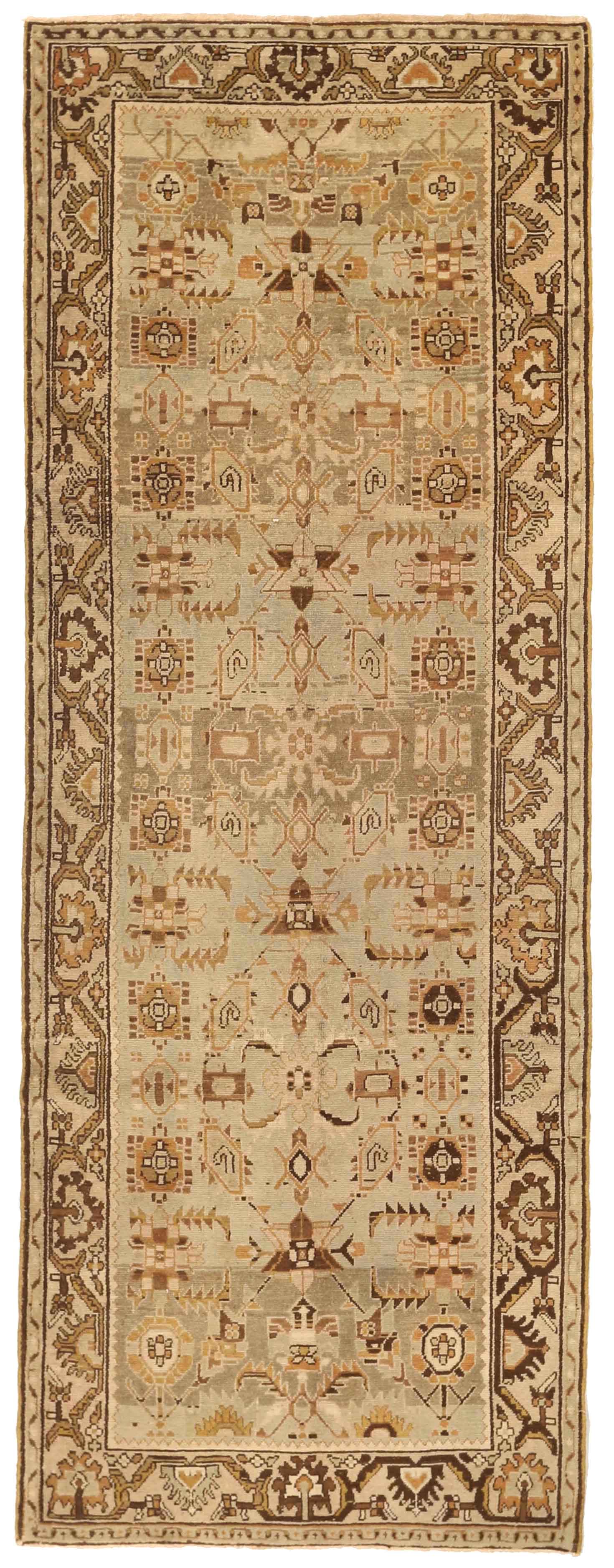 Thumbnail 8 for Antique Persian Malayer Traditional Rug 75830