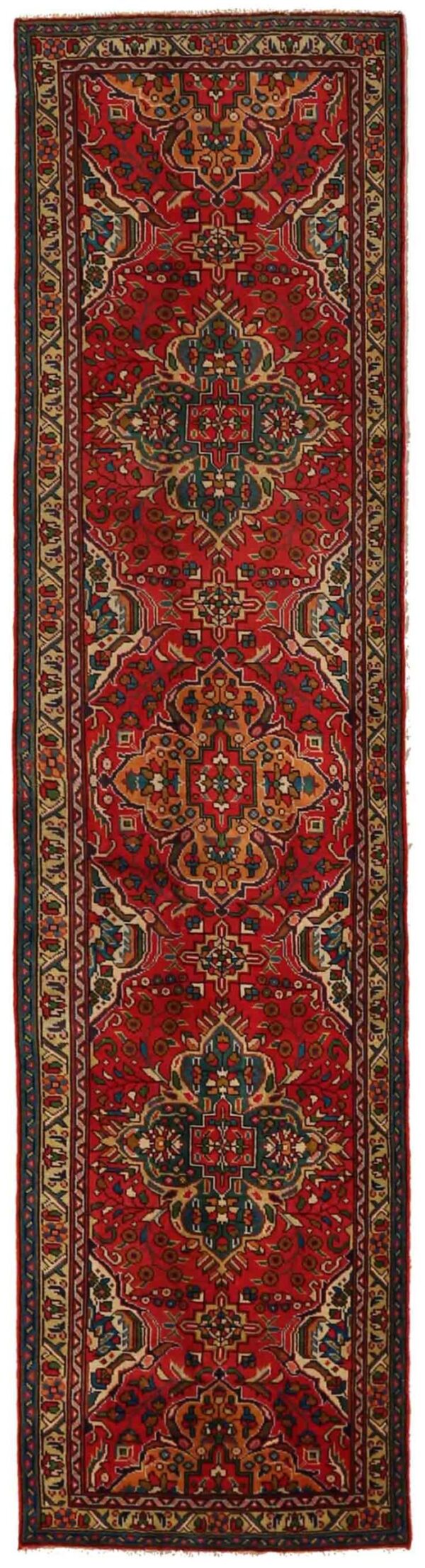 Thumbnail 12 for Antique Persian Tabriz Traditional Rug 70039