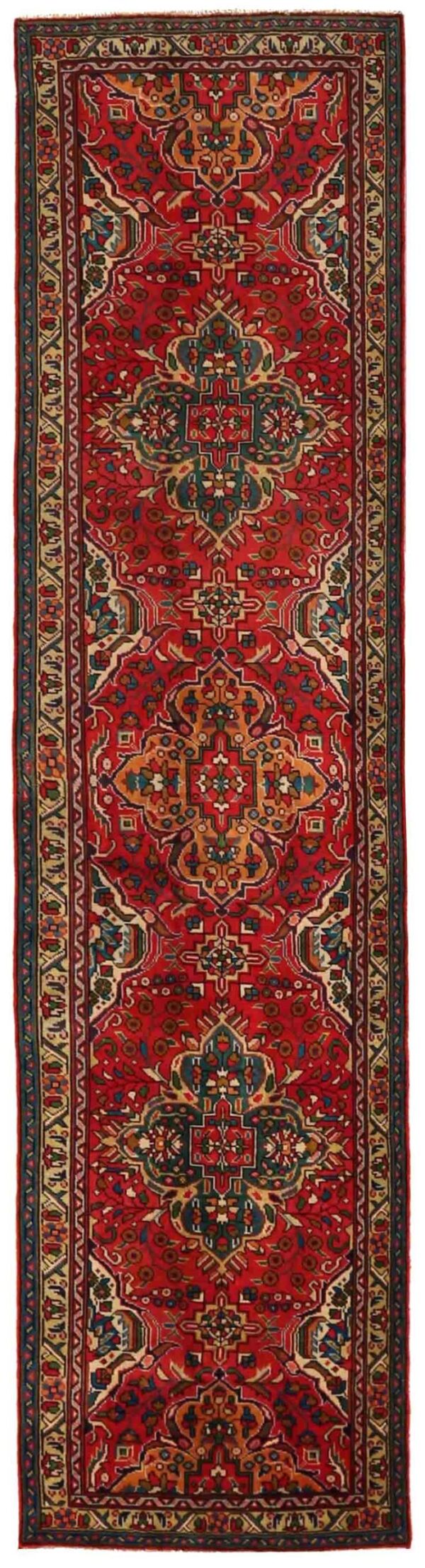 Thumbnail 11 for Antique Persian Tabriz Traditional Rug 70039