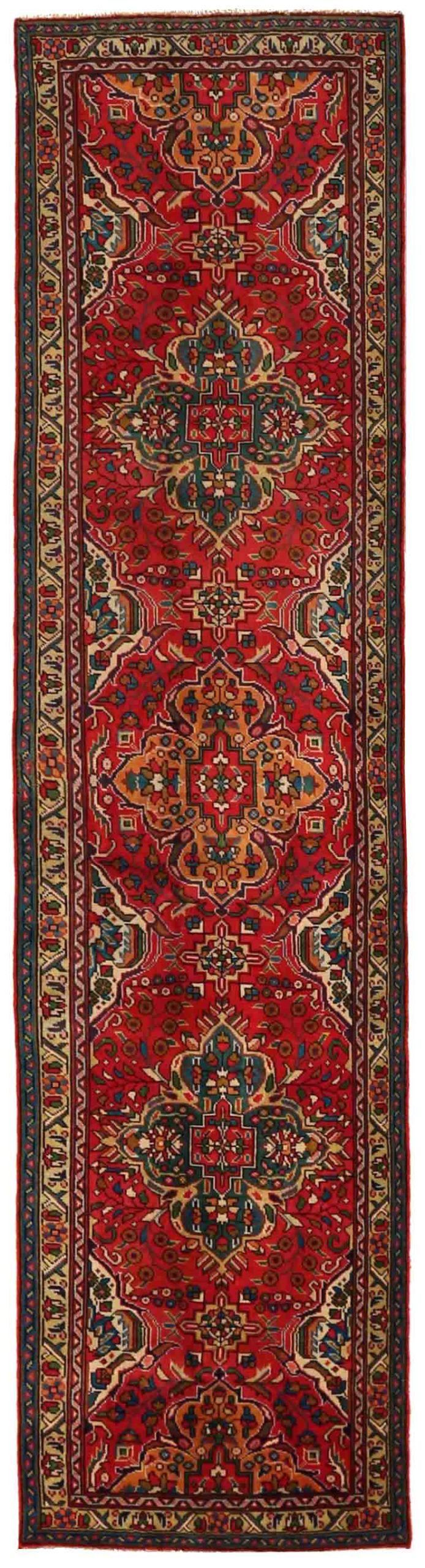 Thumbnail 9 for Antique Persian Tabriz Traditional Rug 70039