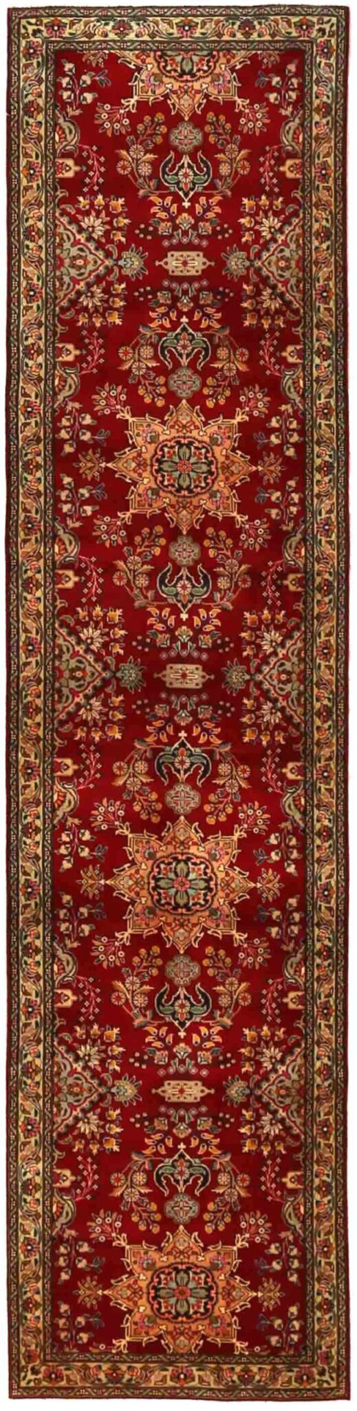 Thumbnail 14 for Antique Persian Tabriz Traditional Rug 70062