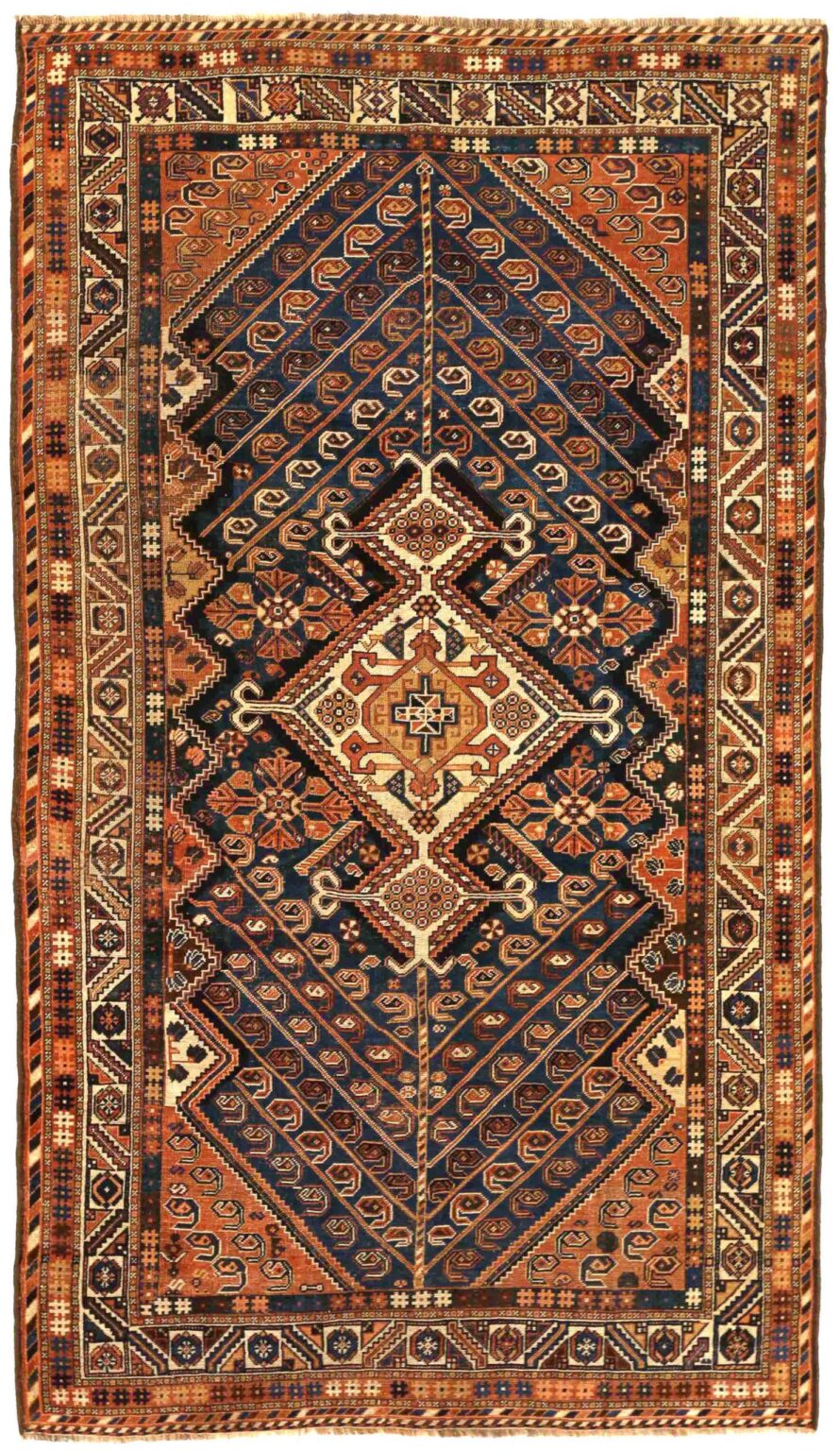 Thumbnail 15 for Antique Persian Shiraz Traditional Rug 70064