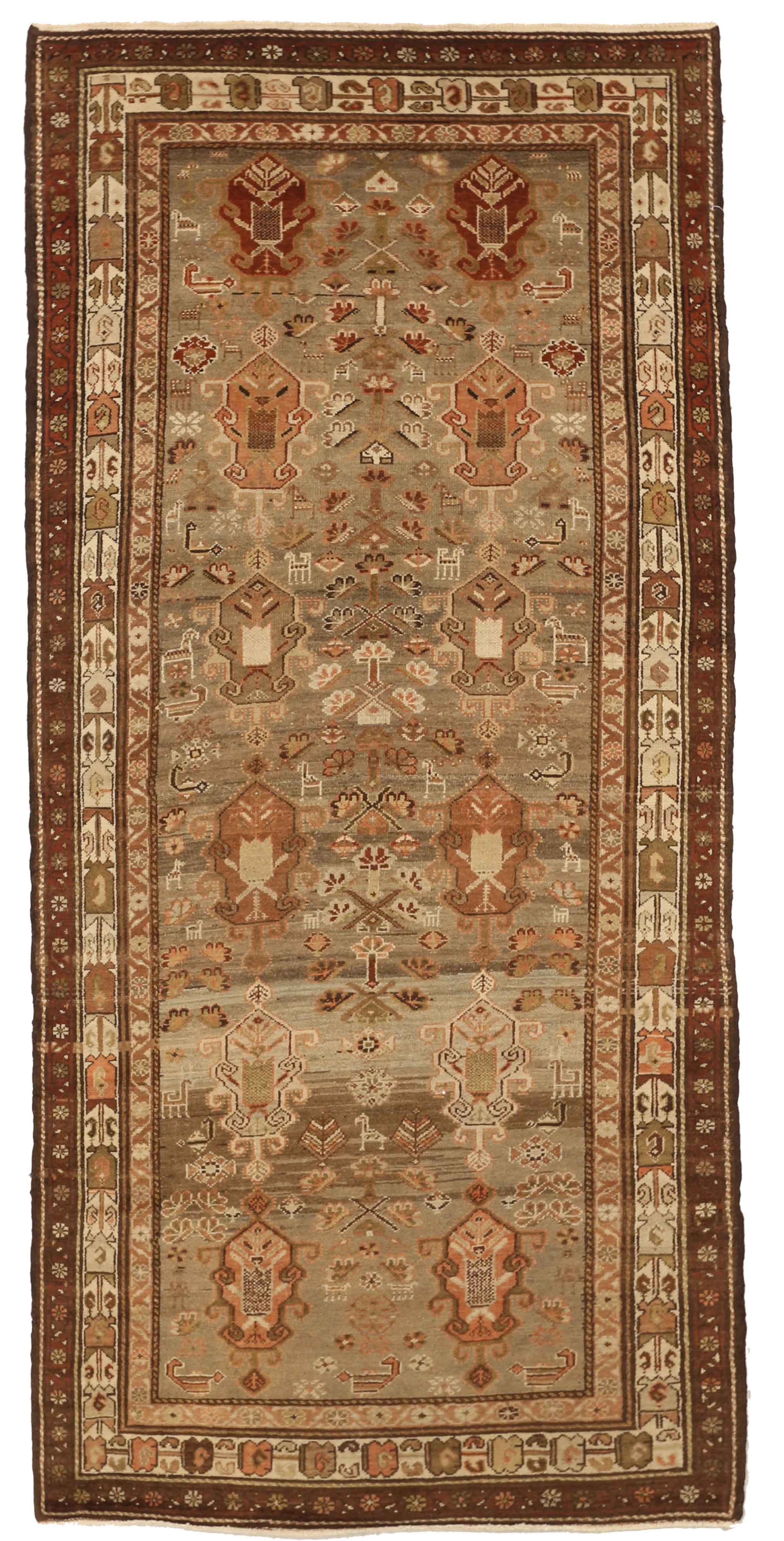 Thumbnail 12 for Antique Persian shahsavan Transitional Rug 52064