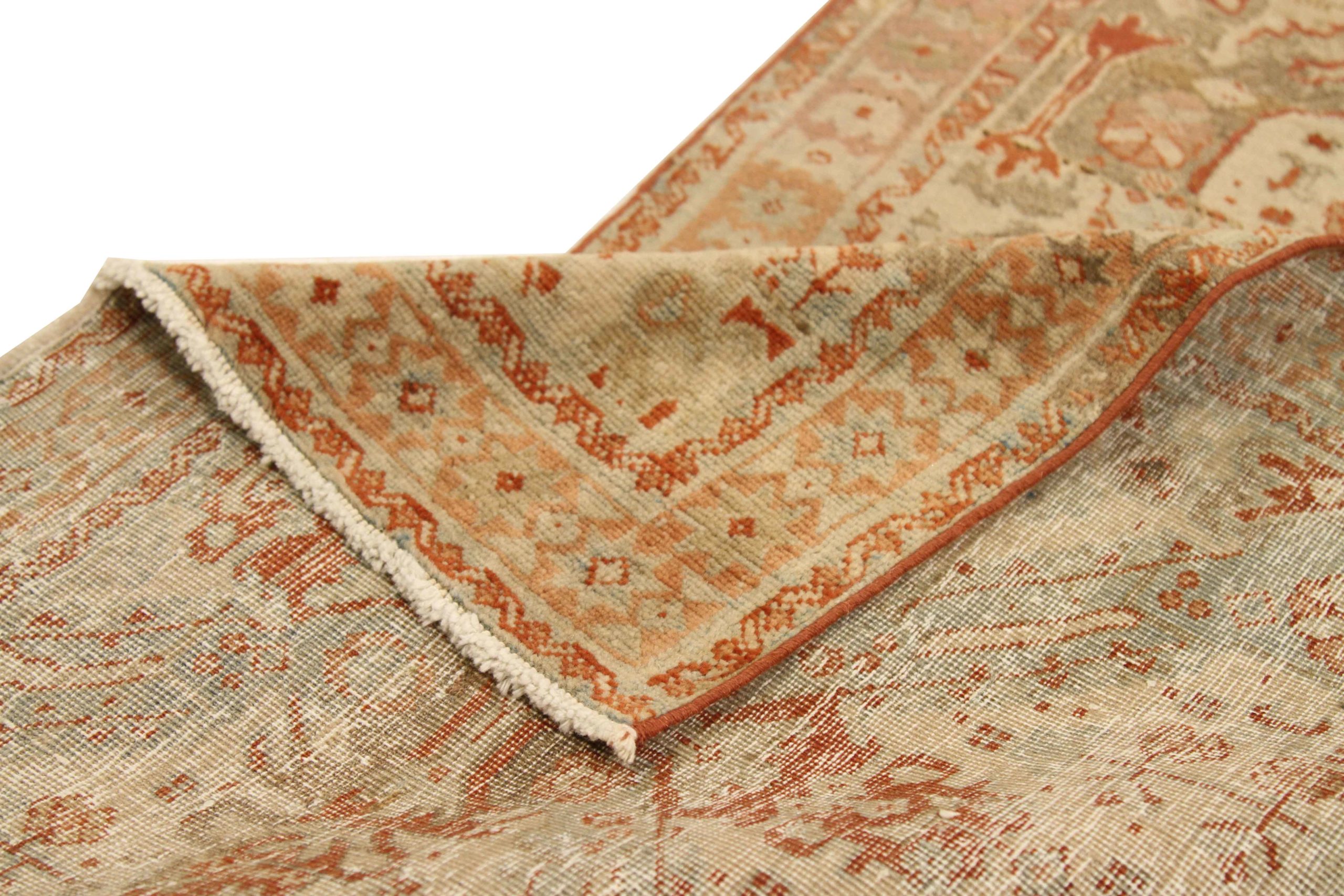 Thumbnail 3 for Antique Persian Tabriz Transitional Rug 52042