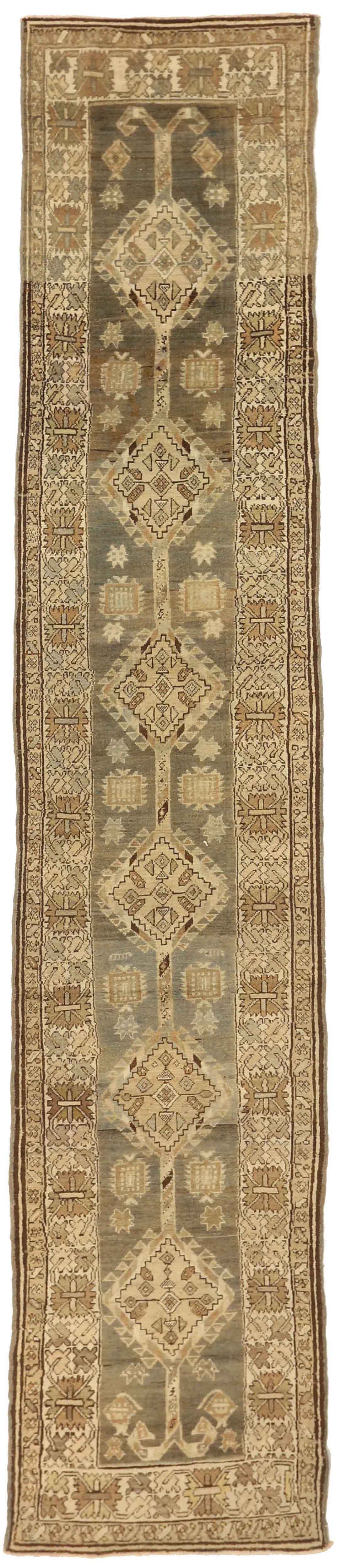 Thumbnail 9 for Antique Persian Heriz Traditional Rug 75835