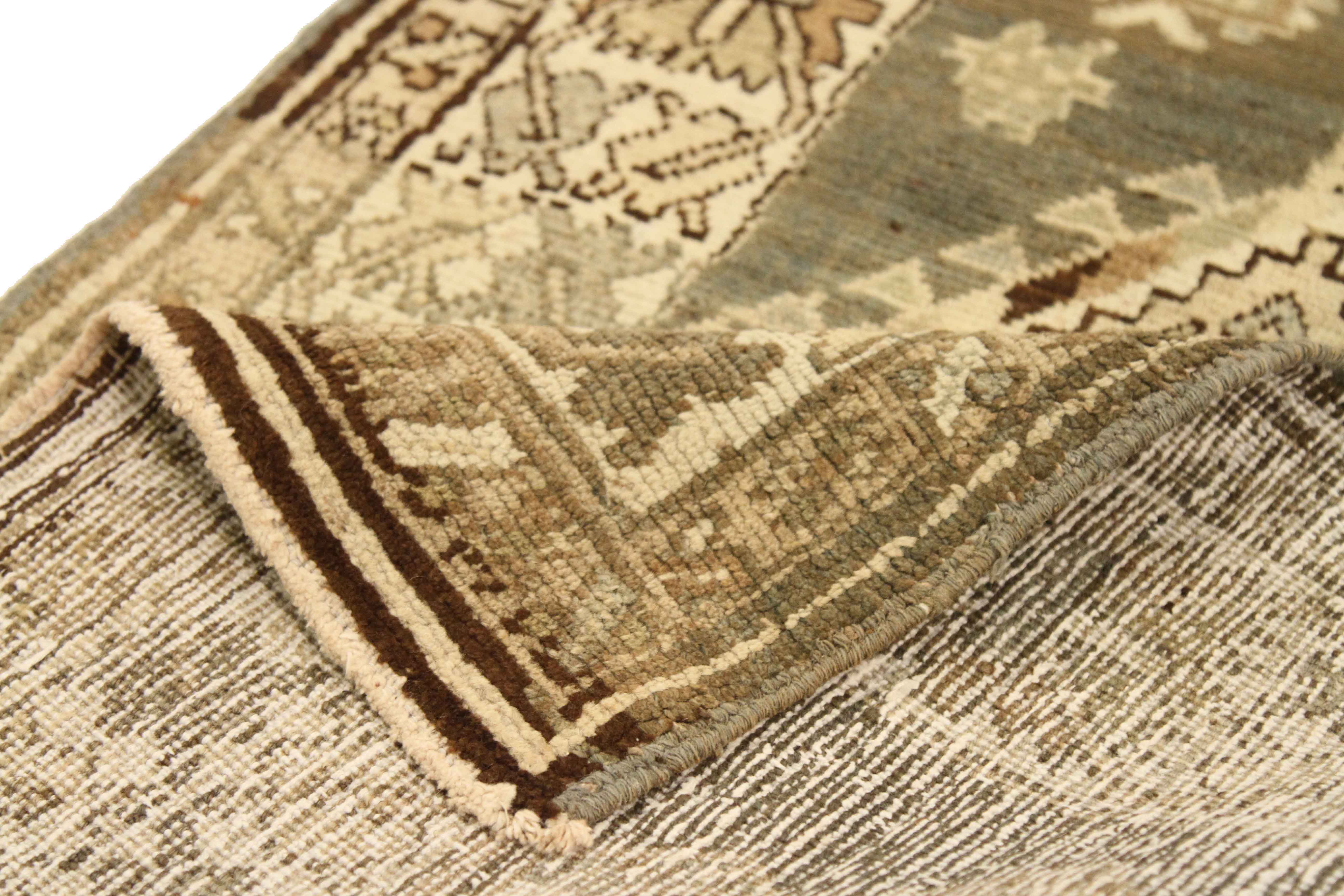 Thumbnail 2 for Antique Persian Heriz Traditional Rug 75835