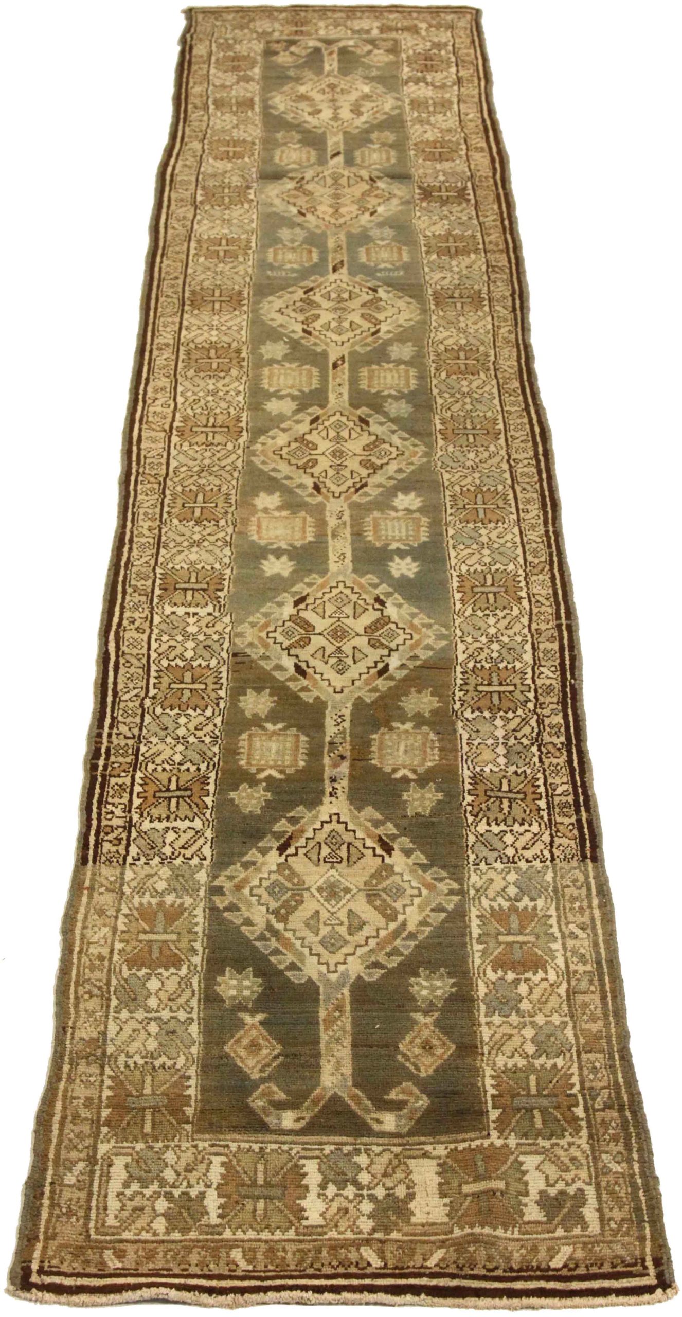 Thumbnail 6 for Antique Persian Heriz Traditional Rug 75835