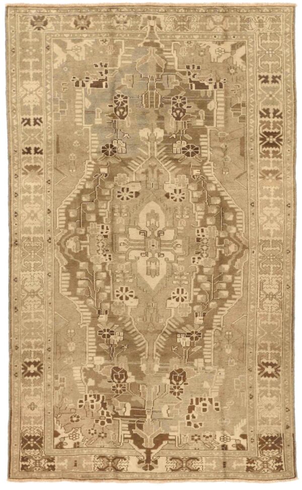 Thumbnail 13 for Antique Persian Saveh Transitional Rug 75836