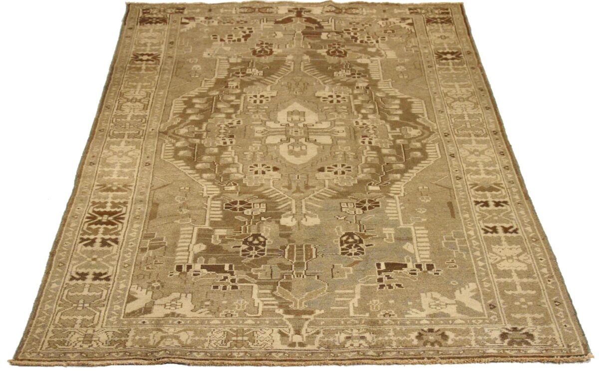 Thumbnail 12 for Antique Persian Saveh Transitional Rug 75836